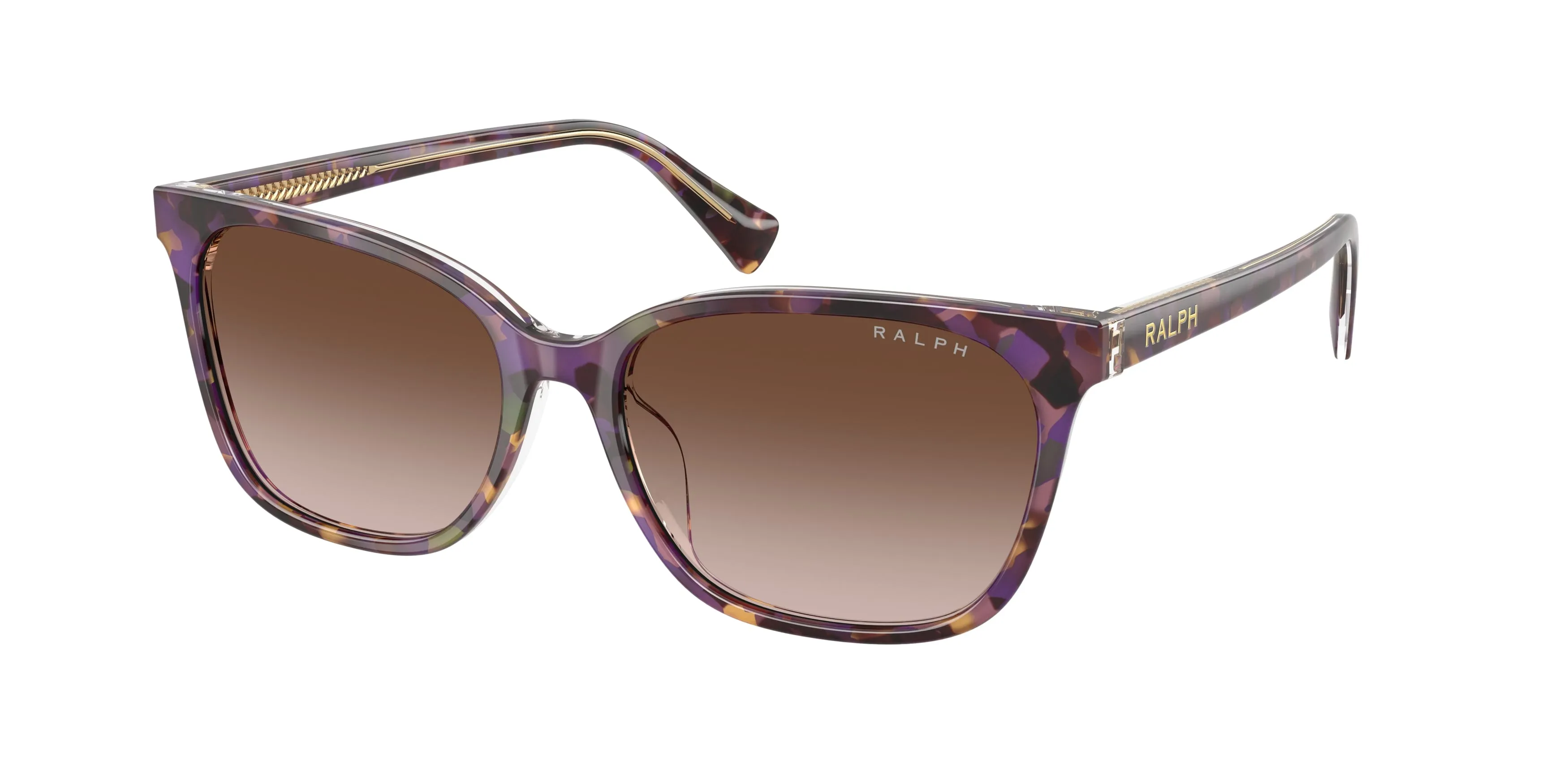 Ralph Lauren RA5348U 630313 Occhiali da sole Acetato Tartaruga Marrone Squadrata Normale Sfumato - immagine 1