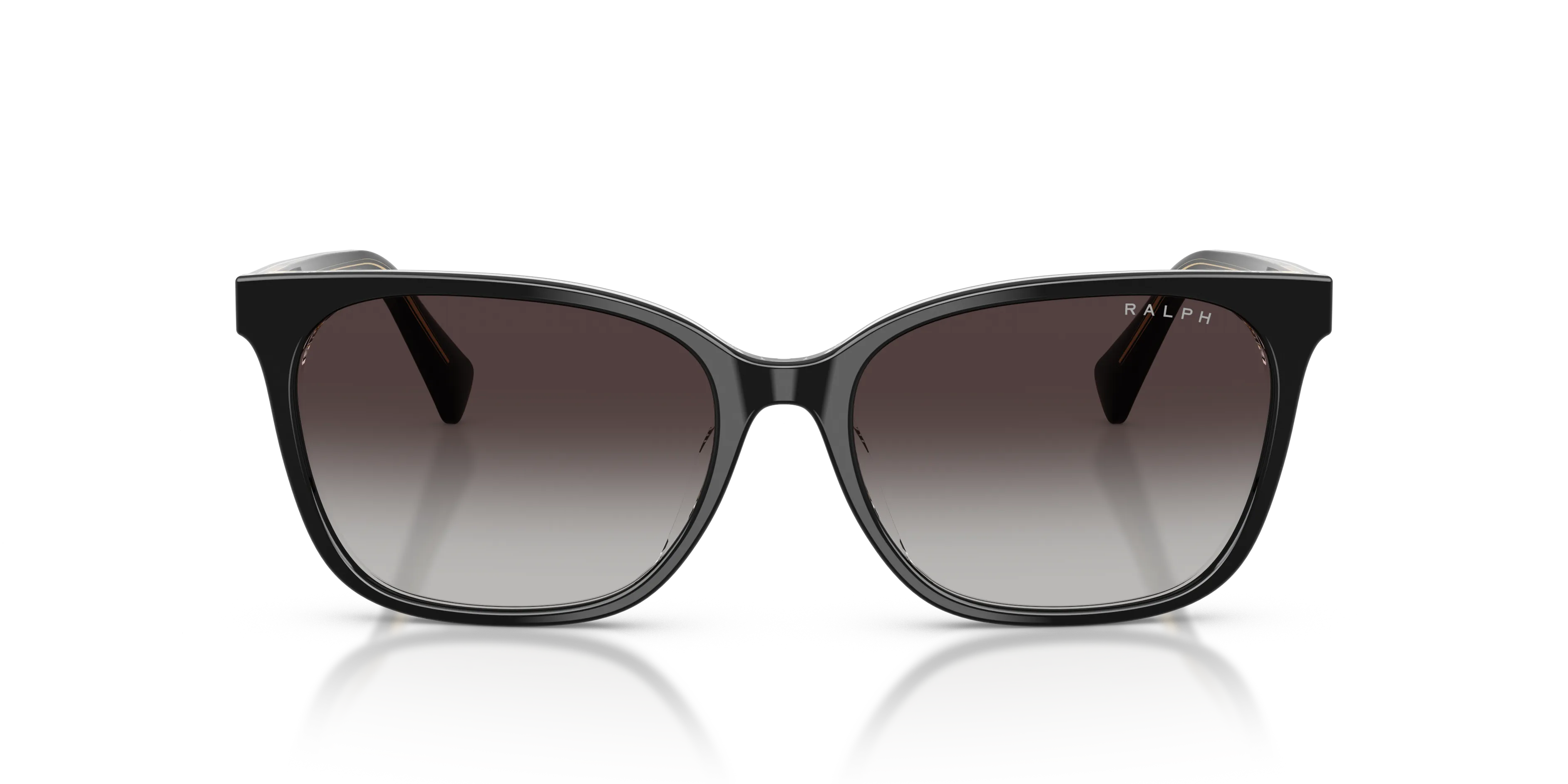 Ralph Lauren RA5348U 62978G Occhiali da sole Acetato Nero Grigio Squadrata Normale Sfumato - immagine 3
