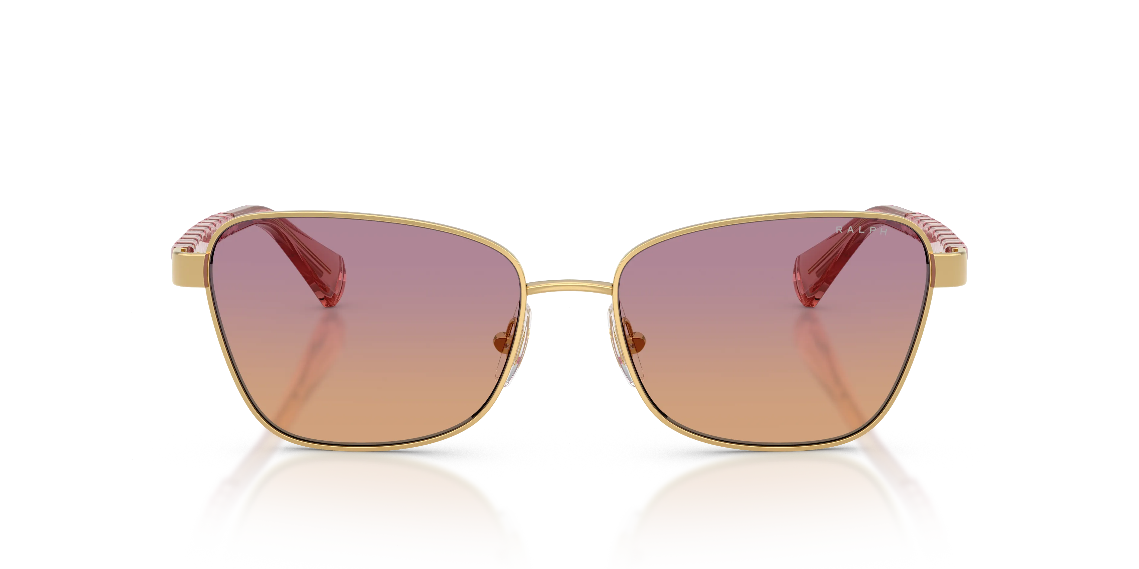 Ralph Lauren RA4149 949178 Occhiali da sole Metallo Oro Rosa Geometrica Normale Sfumato - immagine 3
