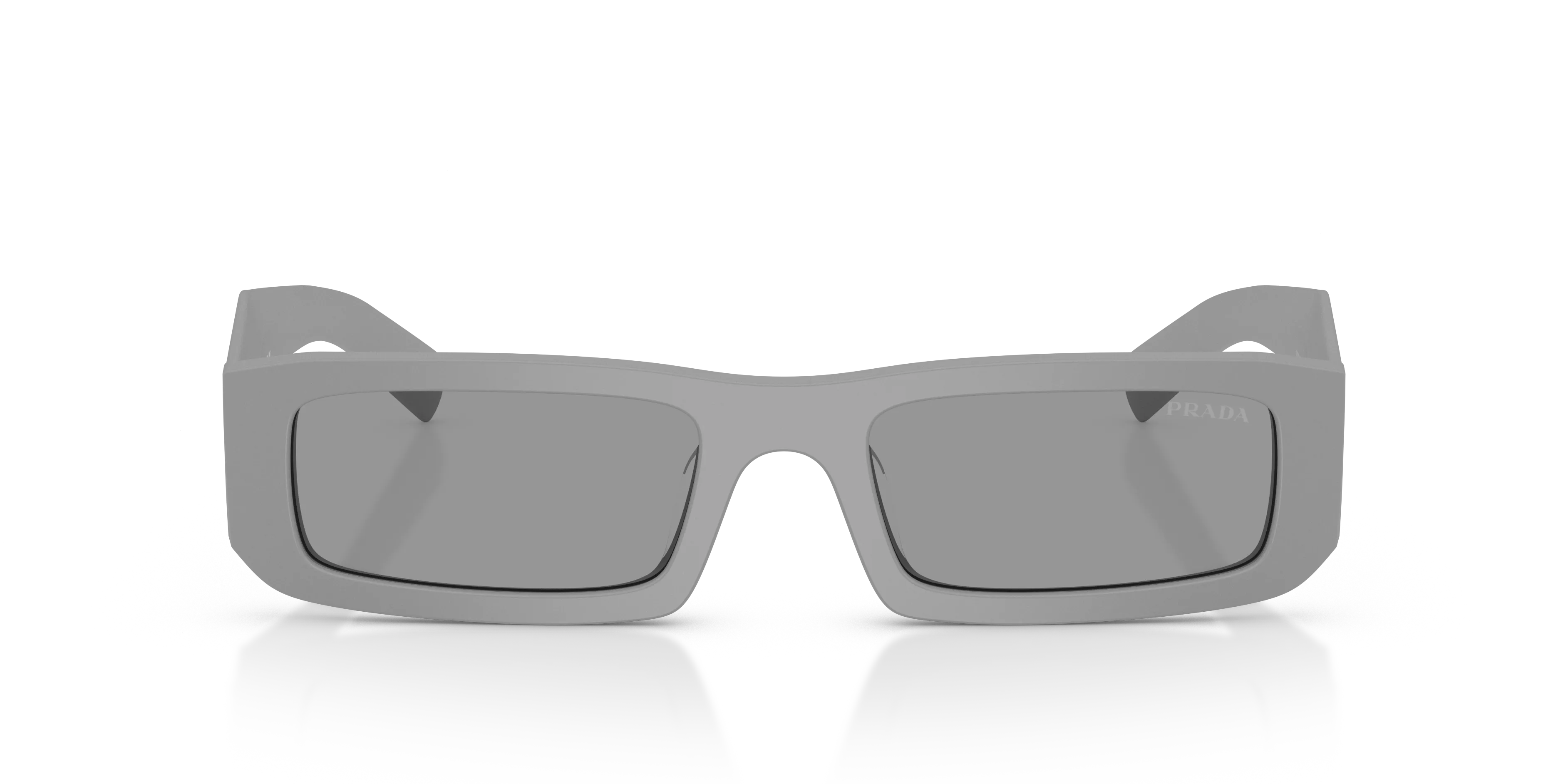 Prada PR D09SD 06K50Q Occhiali da sole Acetato Grigio Grigio Squadrata Normale - immagine 3