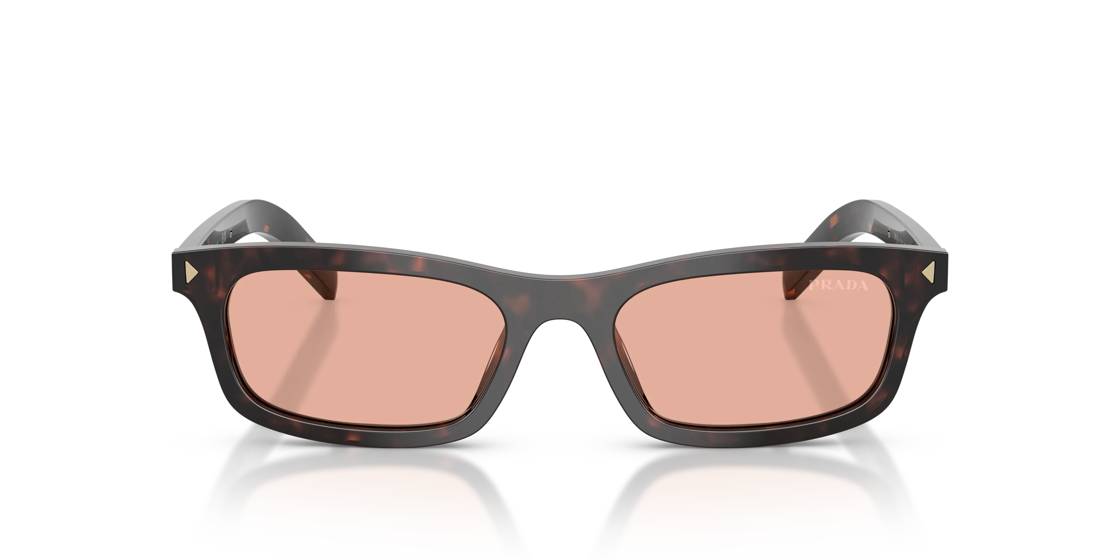 Prada PR D05S 17N50W Occhiali da sole Acetato Tartaruga Rosa Pillow Normale - immagine 3