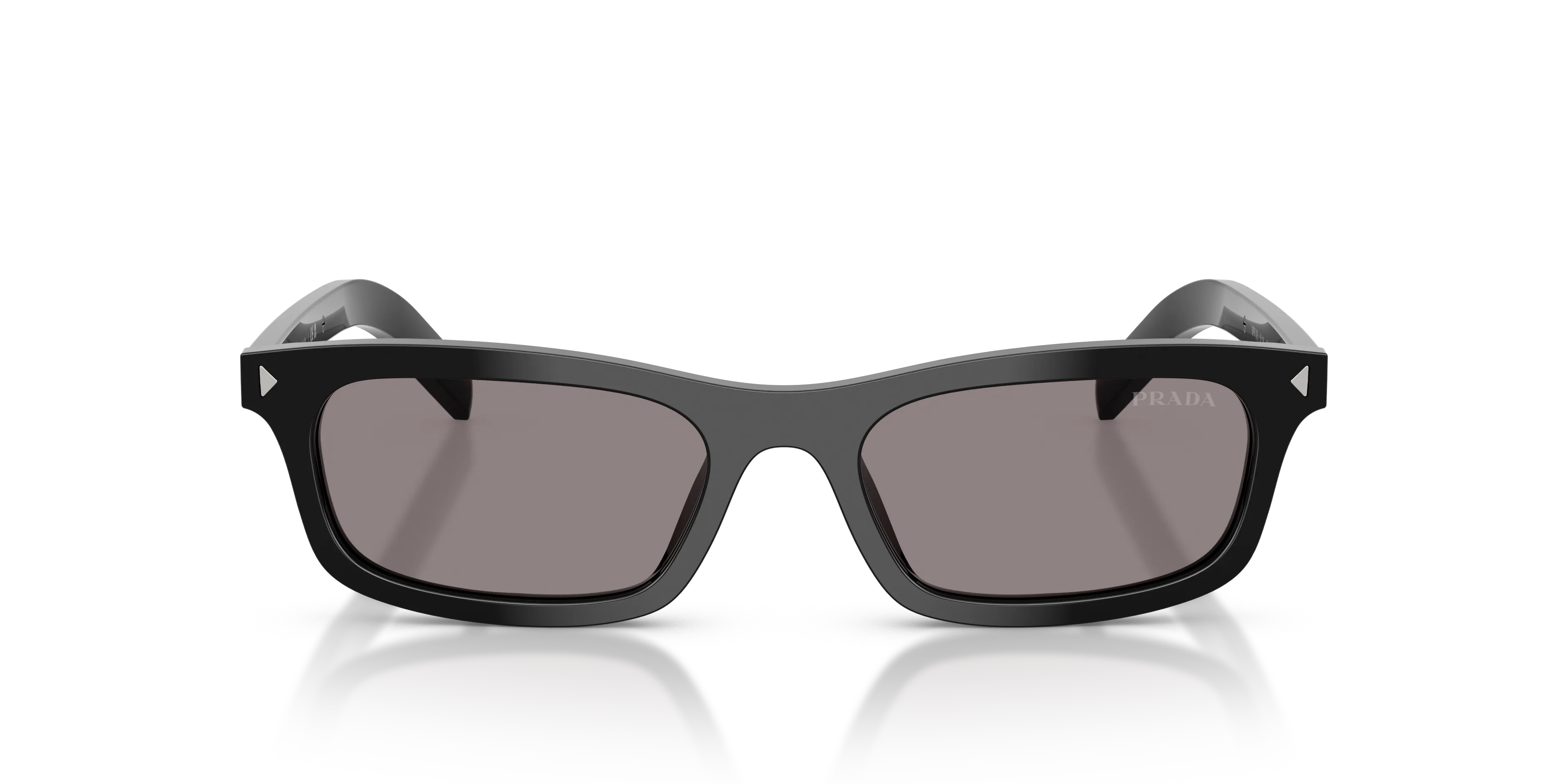 Prada PR D05S 16K03D Occhiali da sole Acetato Nero Grigio Pillow Normale - immagine 3