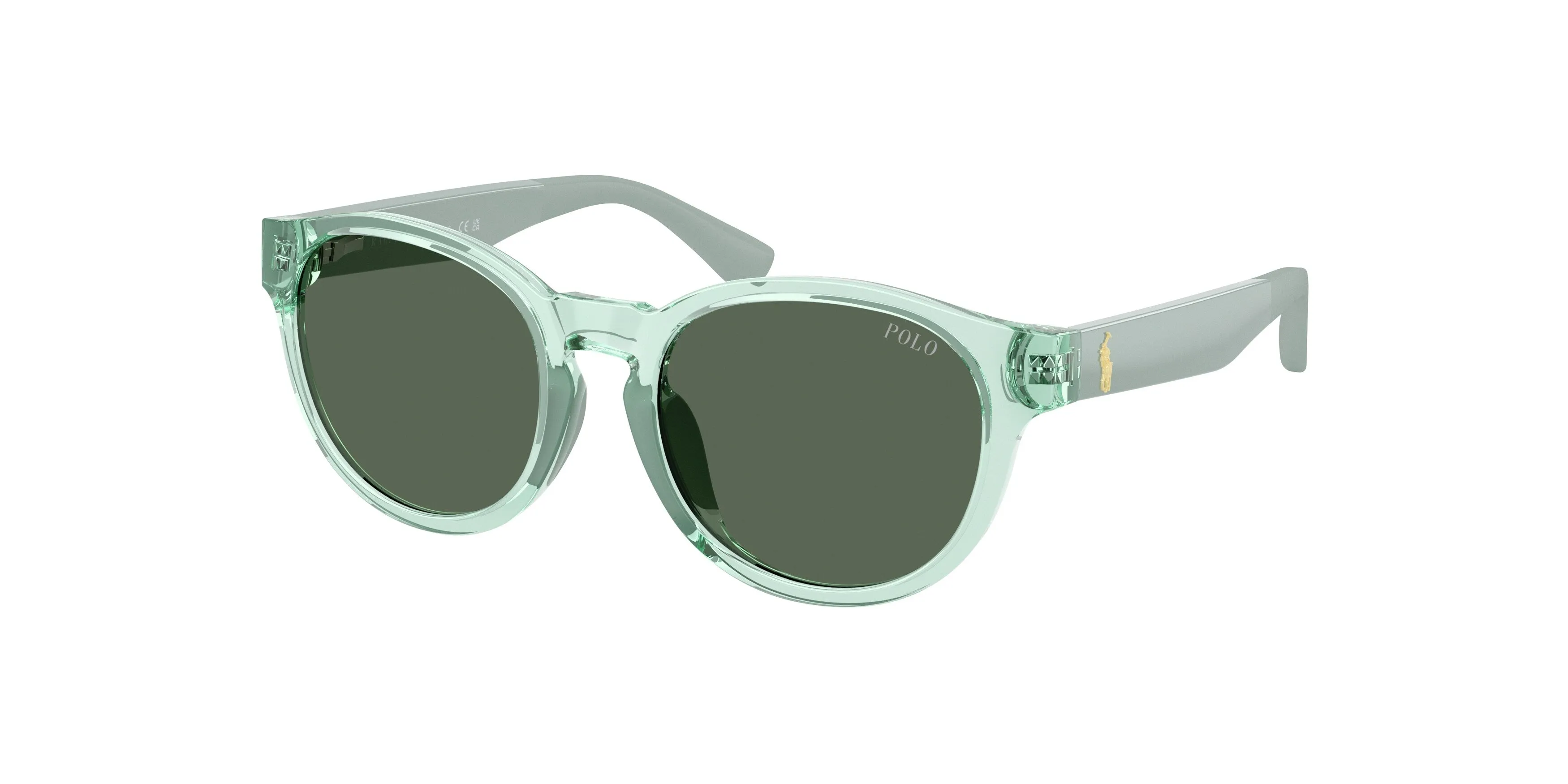 Polo Ralph Lauren PP9512U 636771 Occhiali da sole bambino Iniettato Verde Verde Pantos Normale - immagine 1