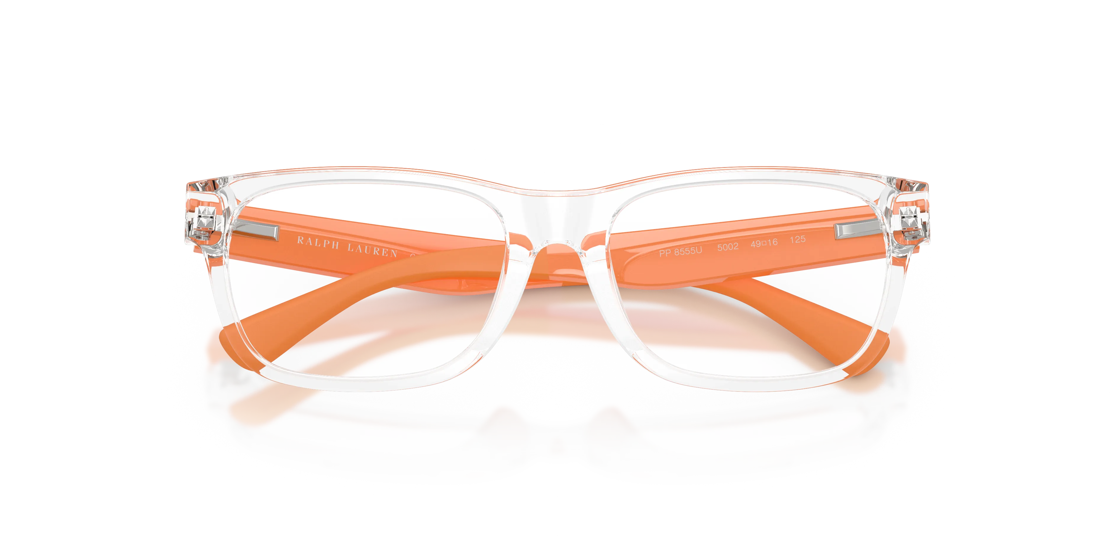 Polo Ralph Lauren PP8555U 5002 Montature da vista bambino Iniettato Trasparente Trasparente Squadrata Normale - immagine 2