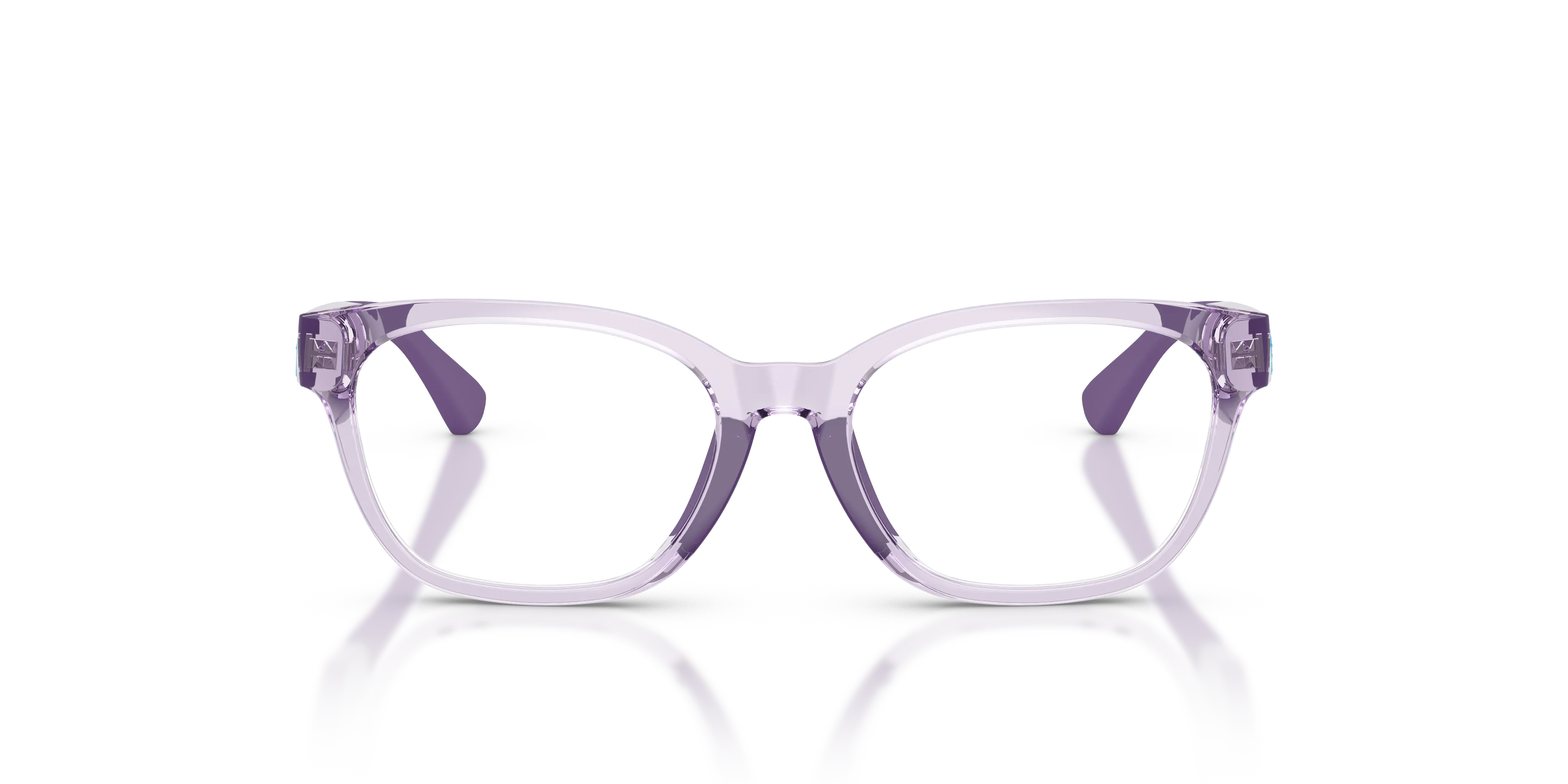 Polo Ralph Lauren PP8553U 5746 Montature da vista bambino Iniettato Viola Trasparente Pillow Normale - immagine 3
