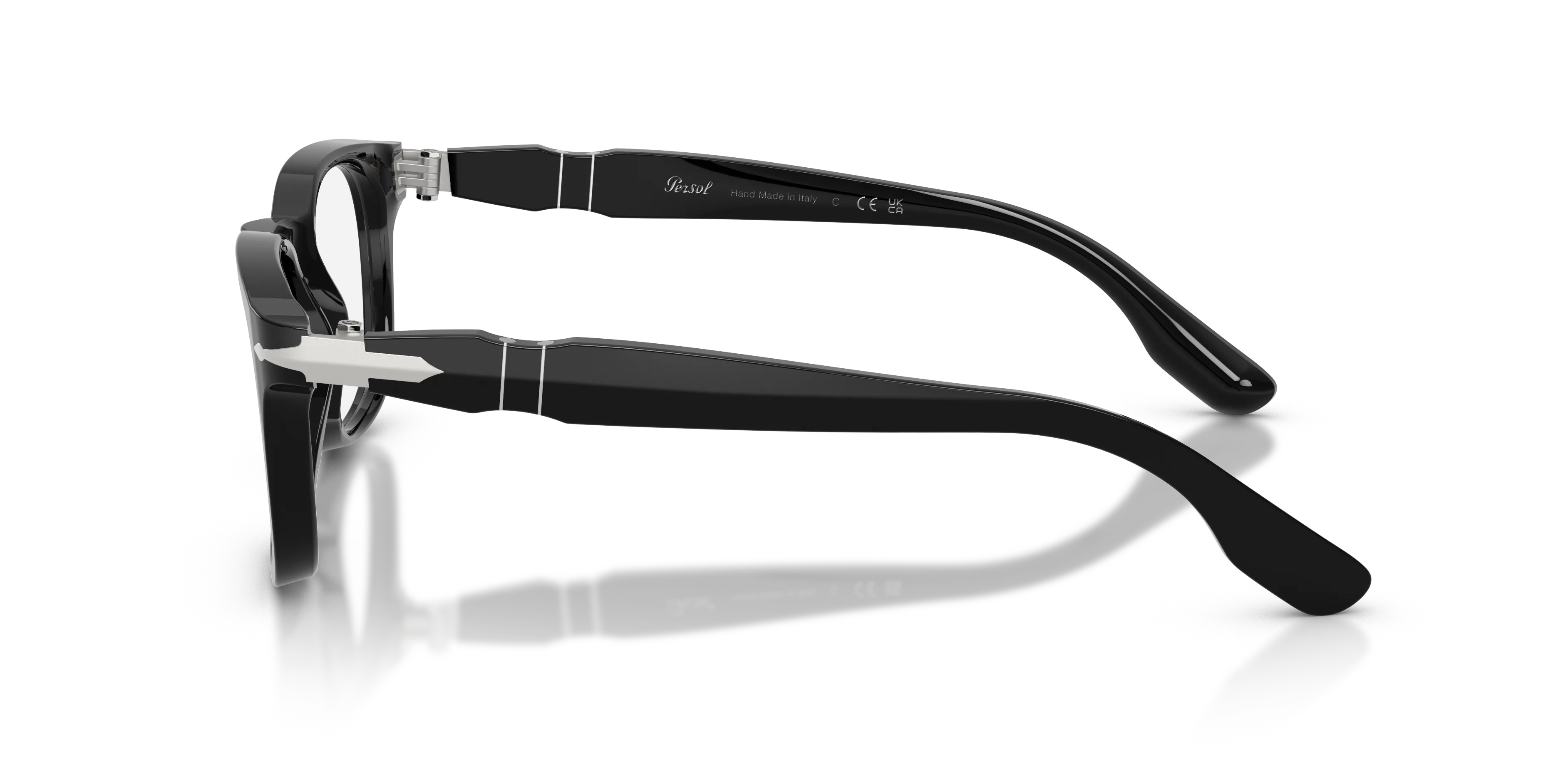 Persol PO8003V 95 Montature da vista Acetato Nero Trasparente Pantos Normale - immagine 4