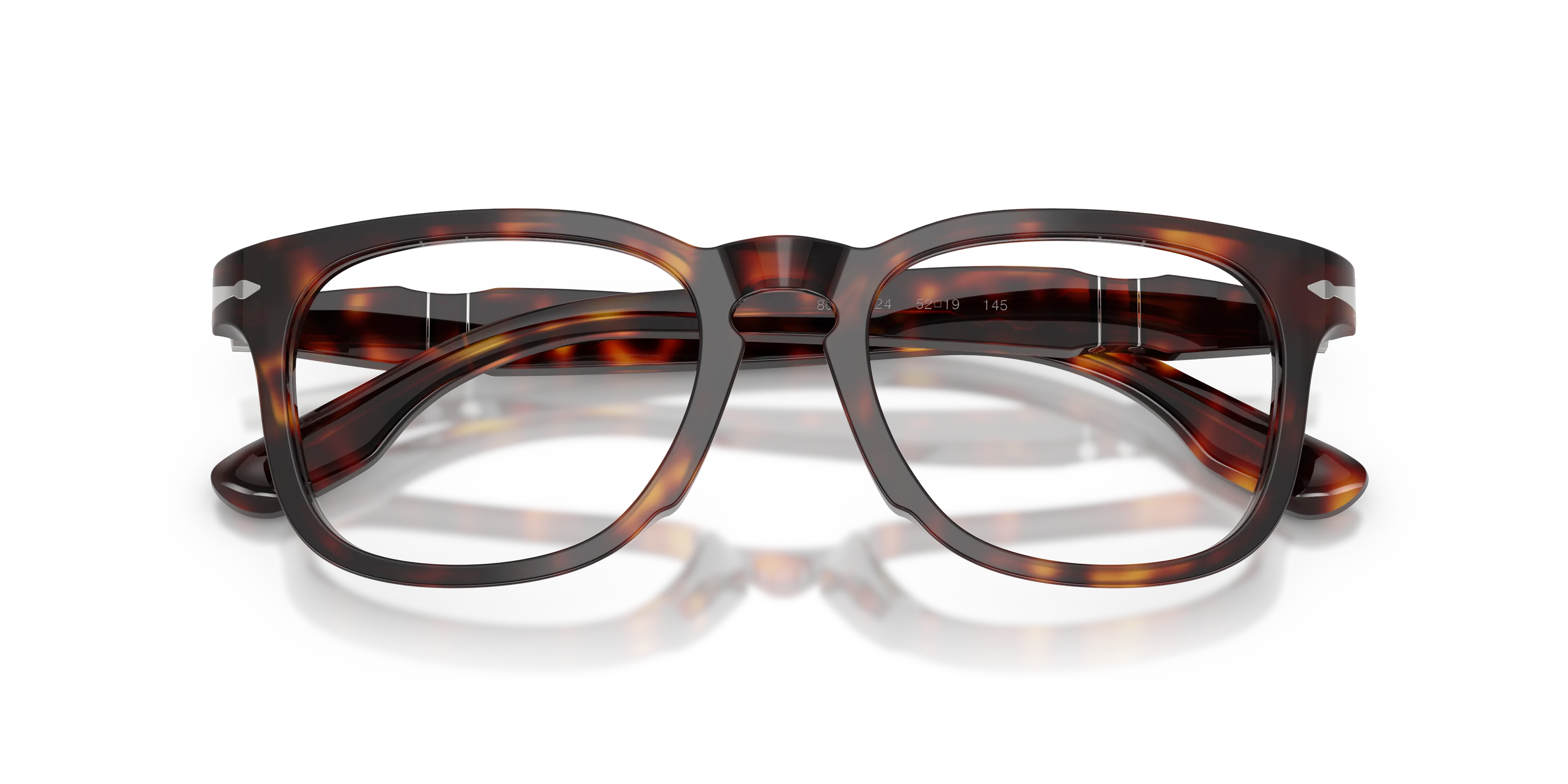 Persol PO8003V 24 Montature da vista Acetato Tartaruga Trasparente Pantos Normale - immagine 2