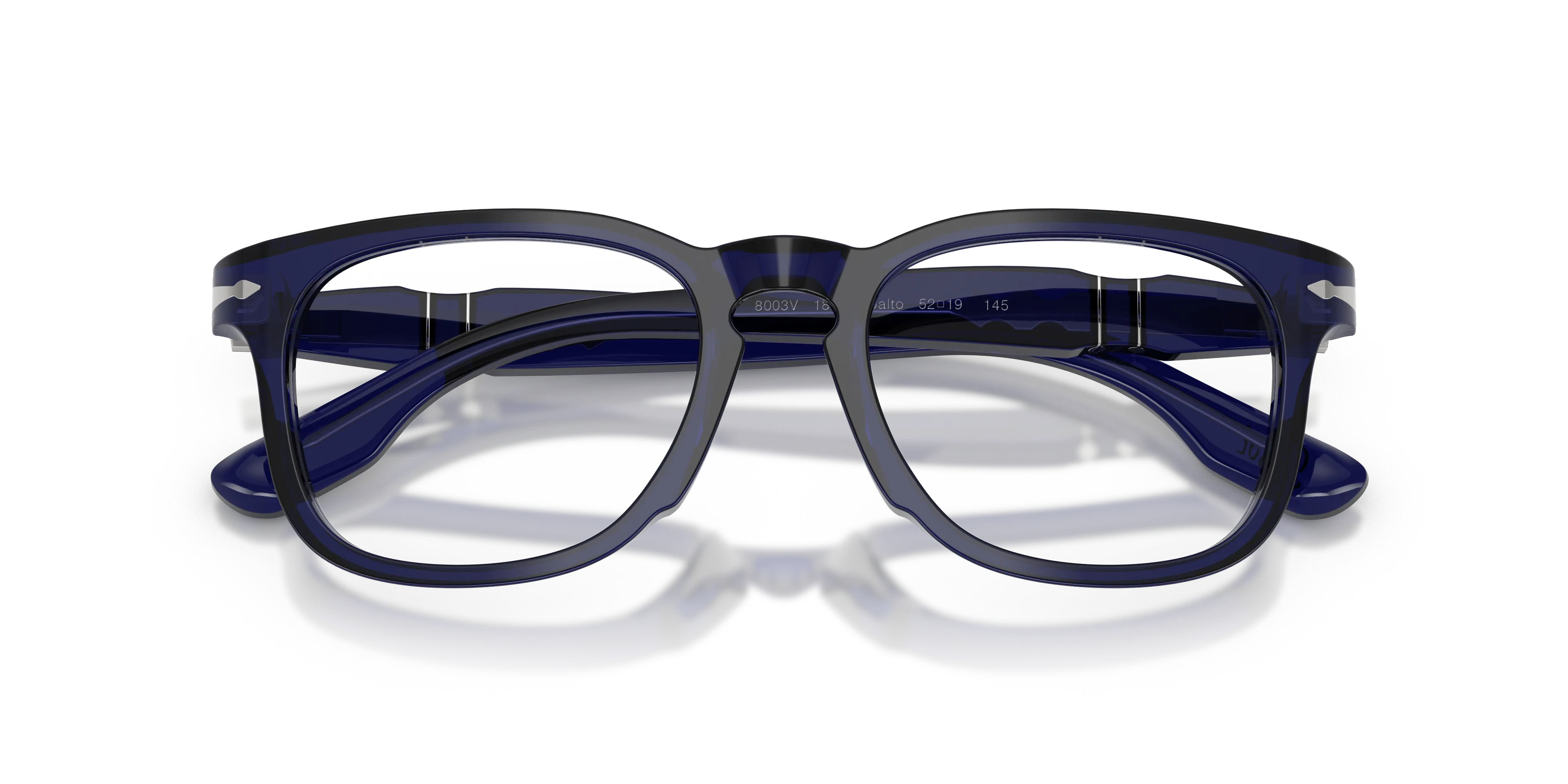 Persol PO8003V 181 Montature da vista Acetato Blu Trasparente Pantos Normale - immagine 2