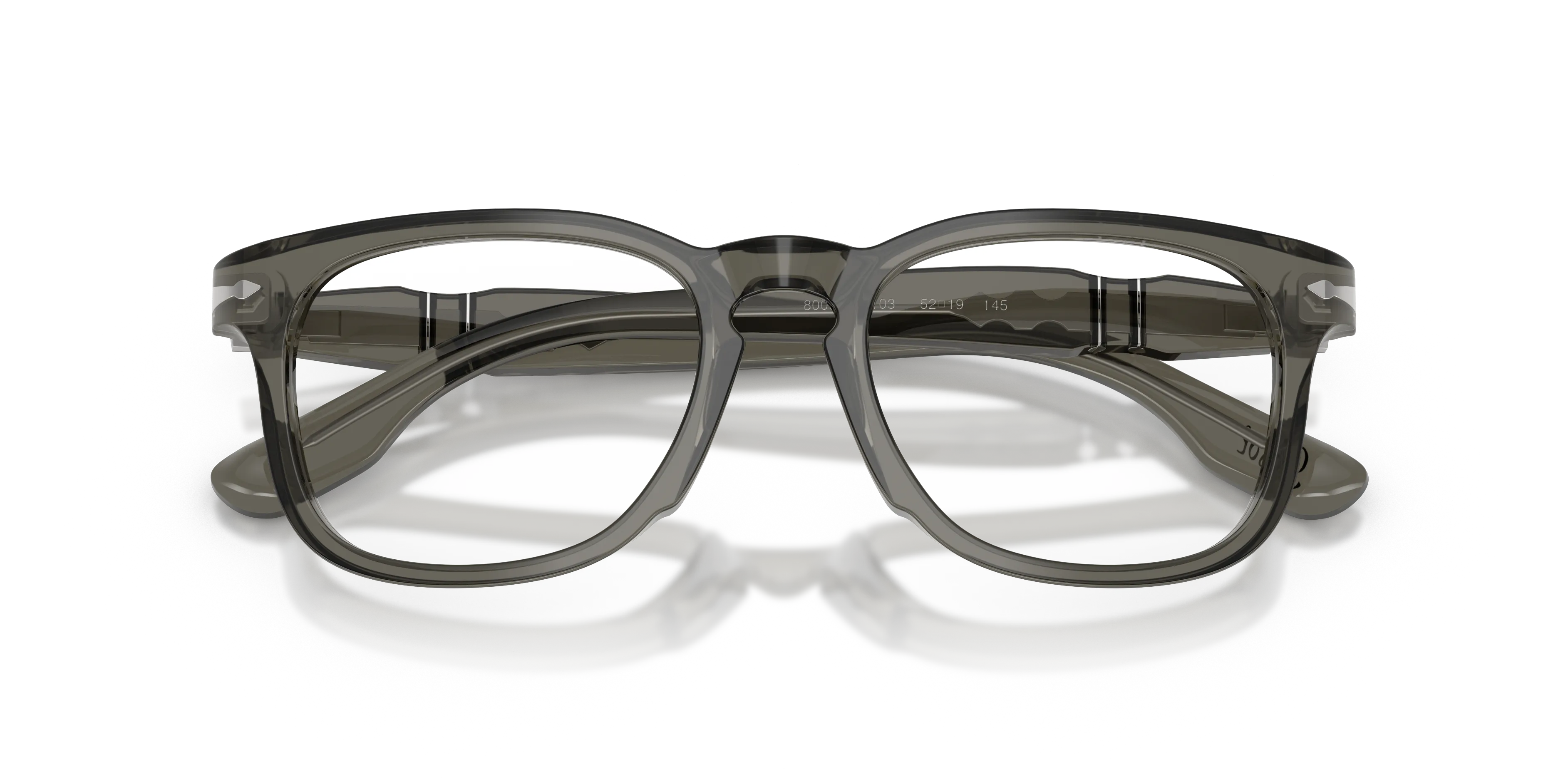 Persol PO8003V 1103 Montature da vista Acetato Grigio Trasparente Pantos Normale - immagine 2
