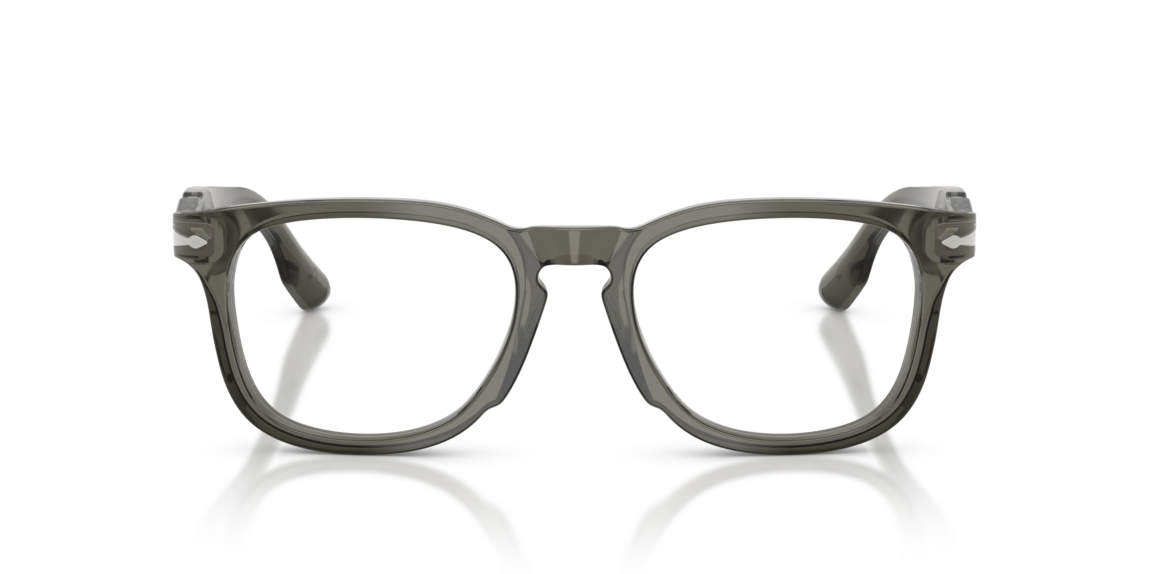 Persol PO8003V 1103 Montature da vista Acetato Grigio Trasparente Pantos Normale - immagine 3