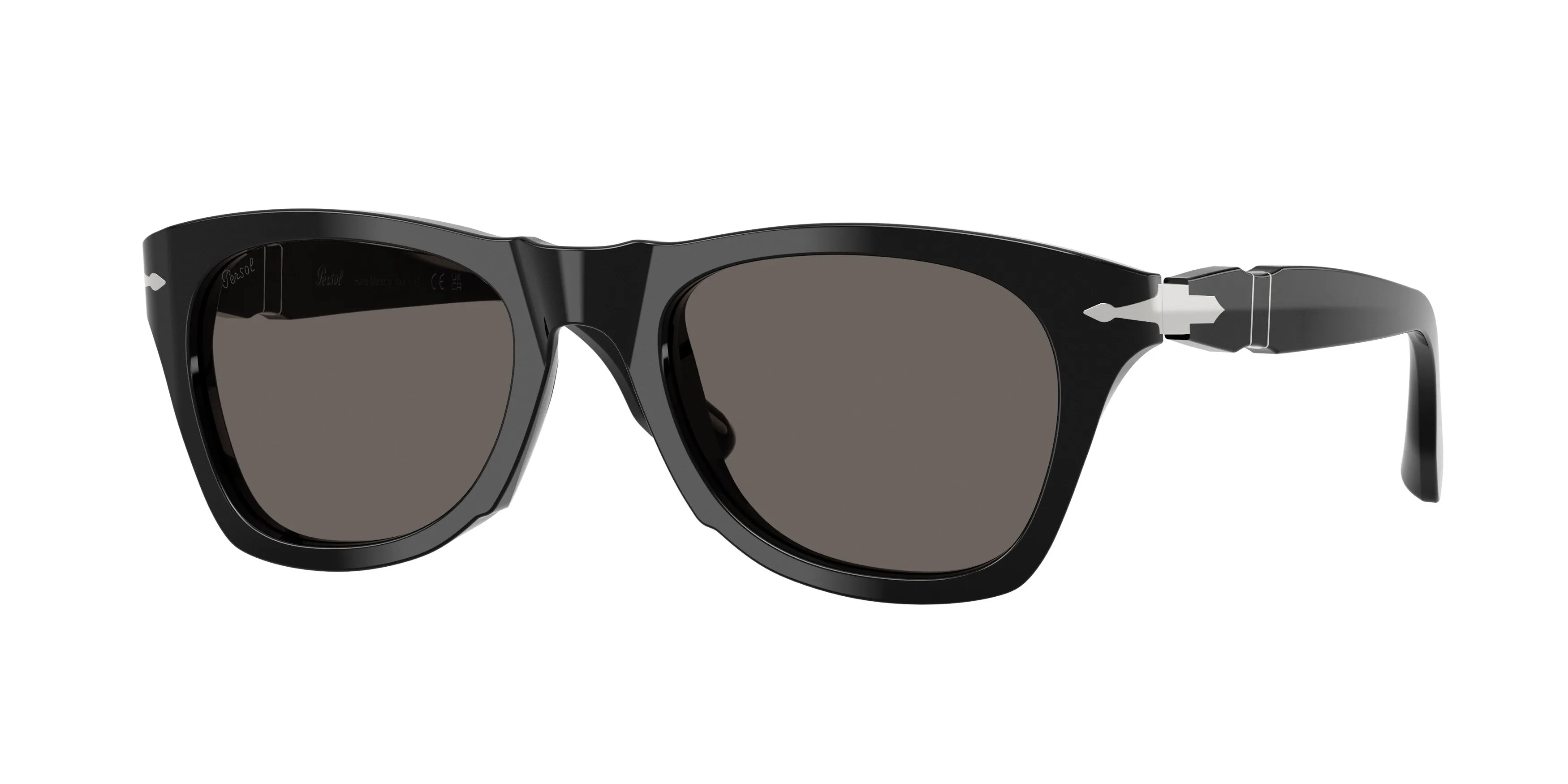 Persol PO8001S 95/B1 Occhiali da sole Acetato Nero Grigio Pantos Normale - immagine 1
