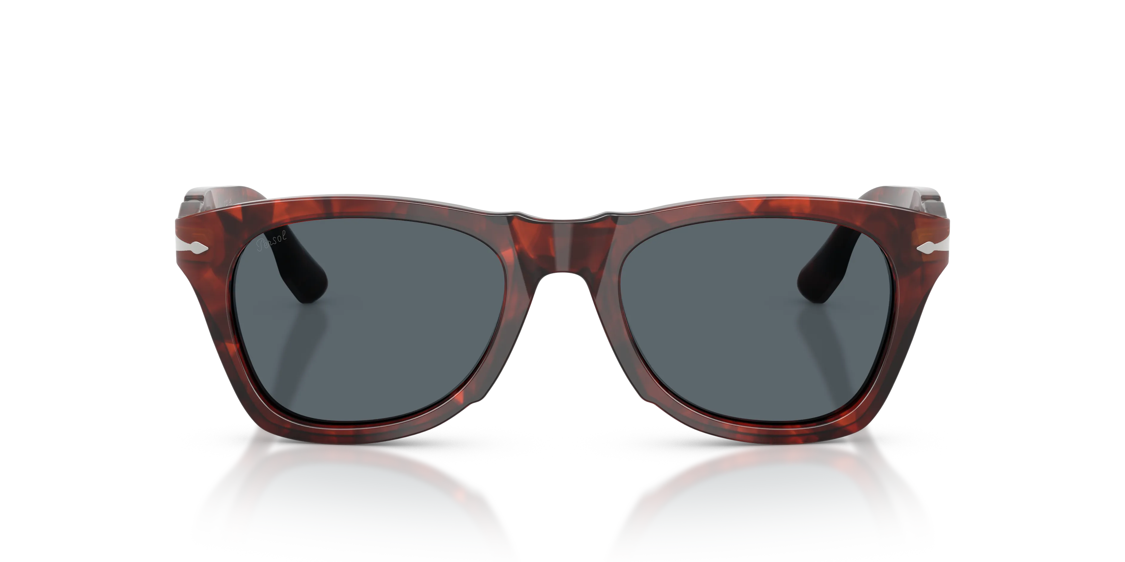Persol PO8001S 1242R5 Occhiali da sole Acetato Tartaruga Blu Pantos Normale - immagine 3