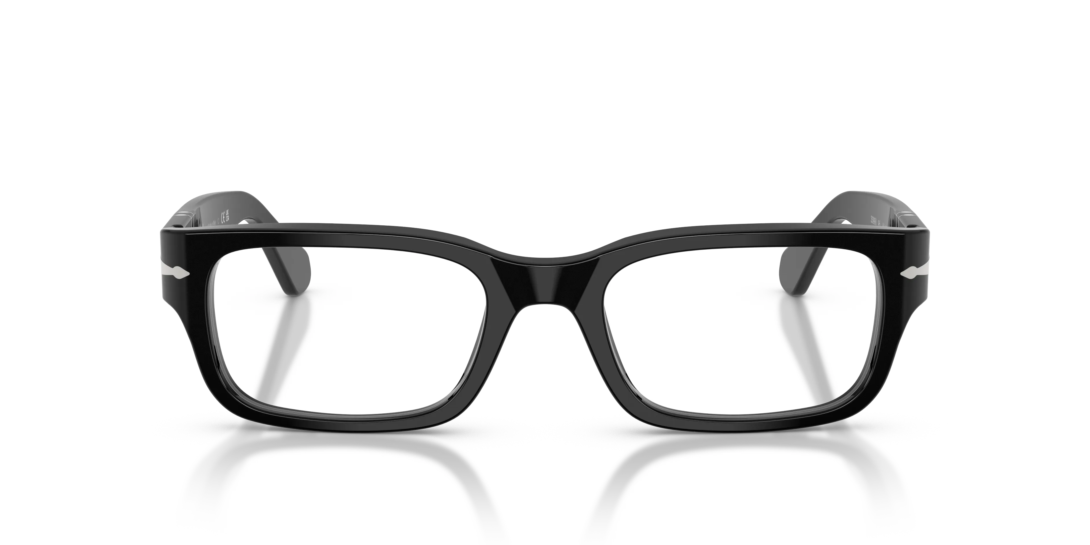 Persol PO3399V 95 Montature da vista Acetato Nero Trasparente Squadrata Normale - immagine 3