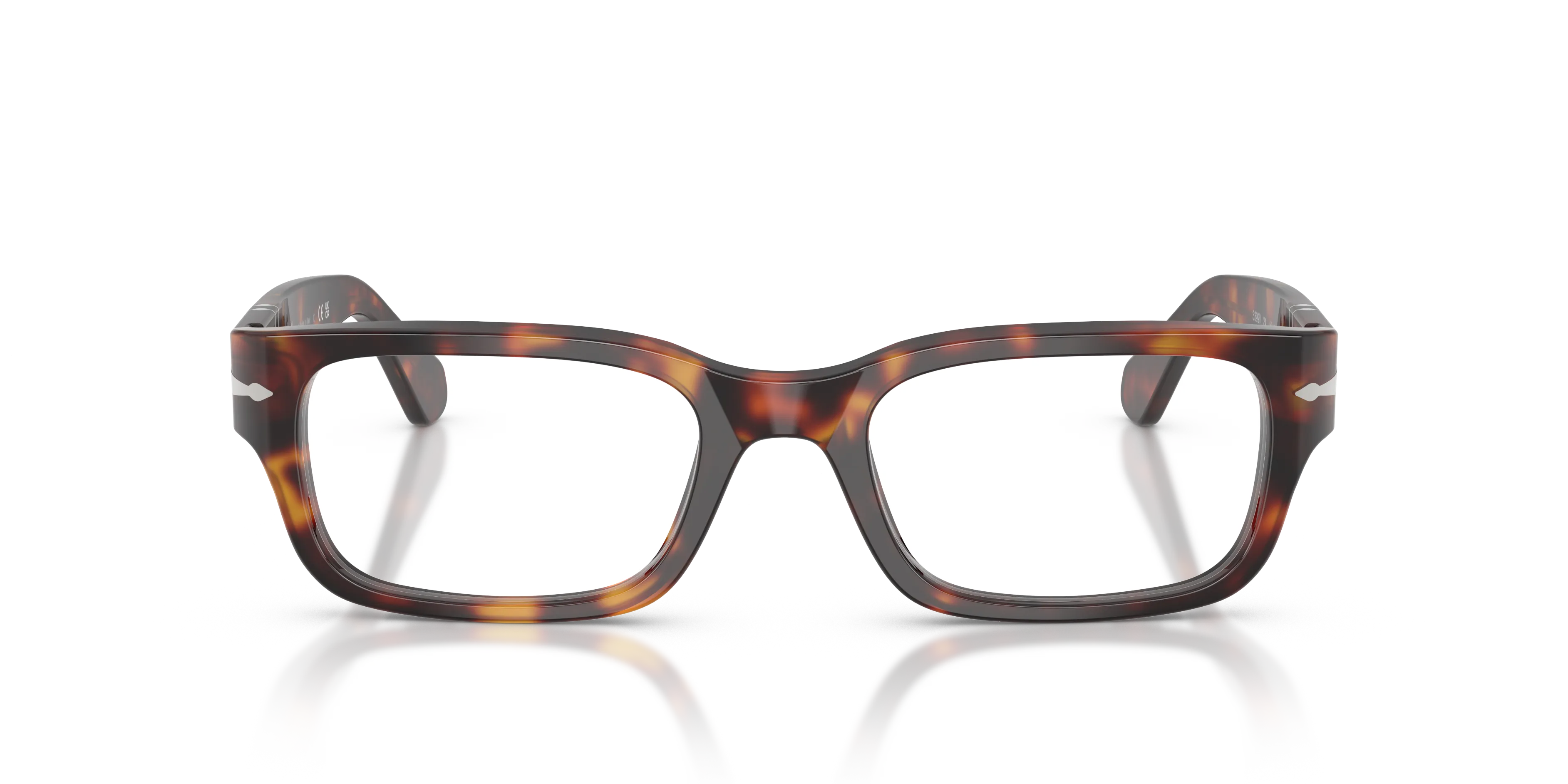 Persol PO3399V 24 Montature da vista Acetato Tartaruga Trasparente Squadrata Normale - immagine 3