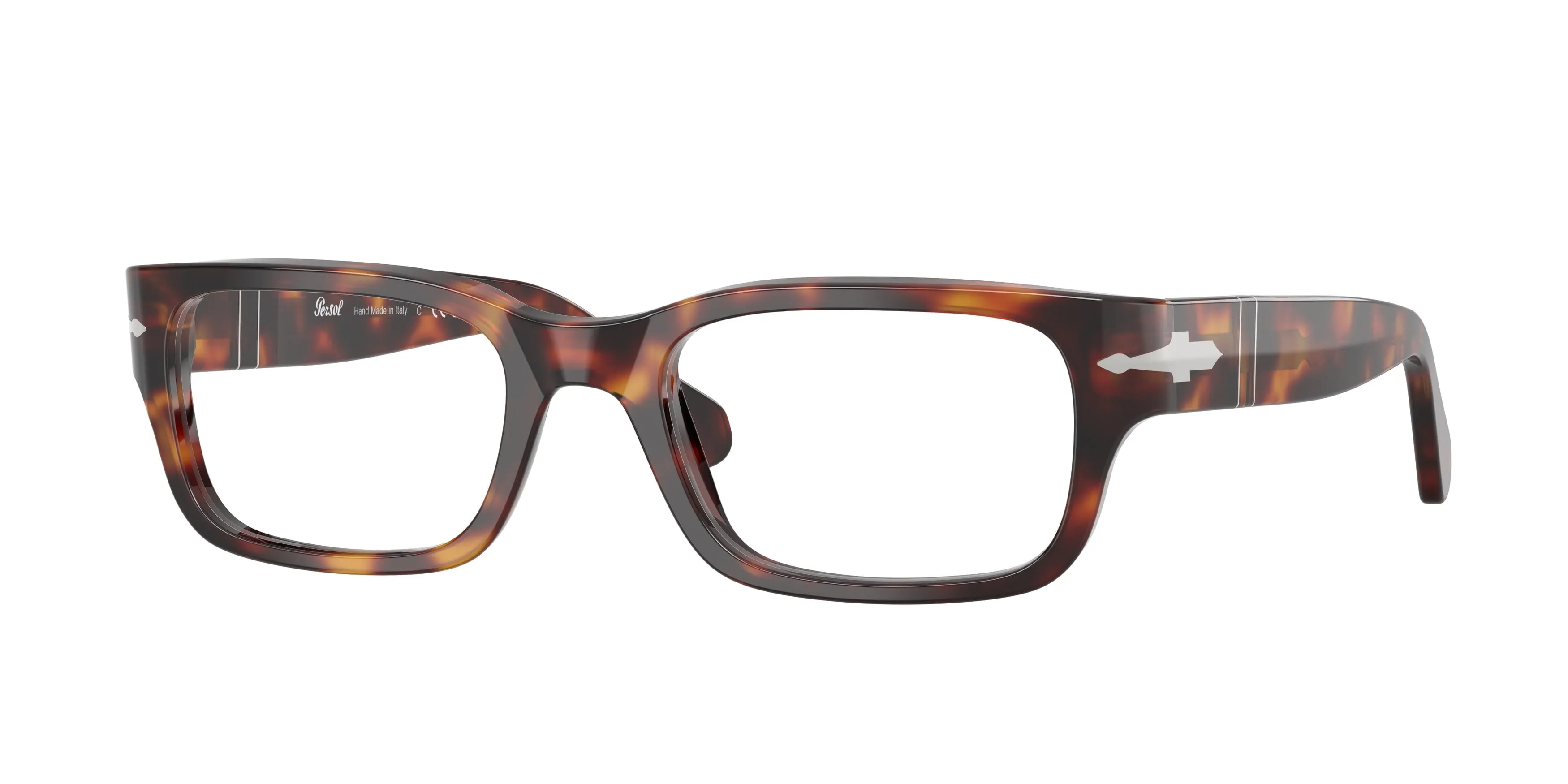 Persol PO3399V 24 Montature da vista Acetato Tartaruga Trasparente Squadrata Normale - immagine 1