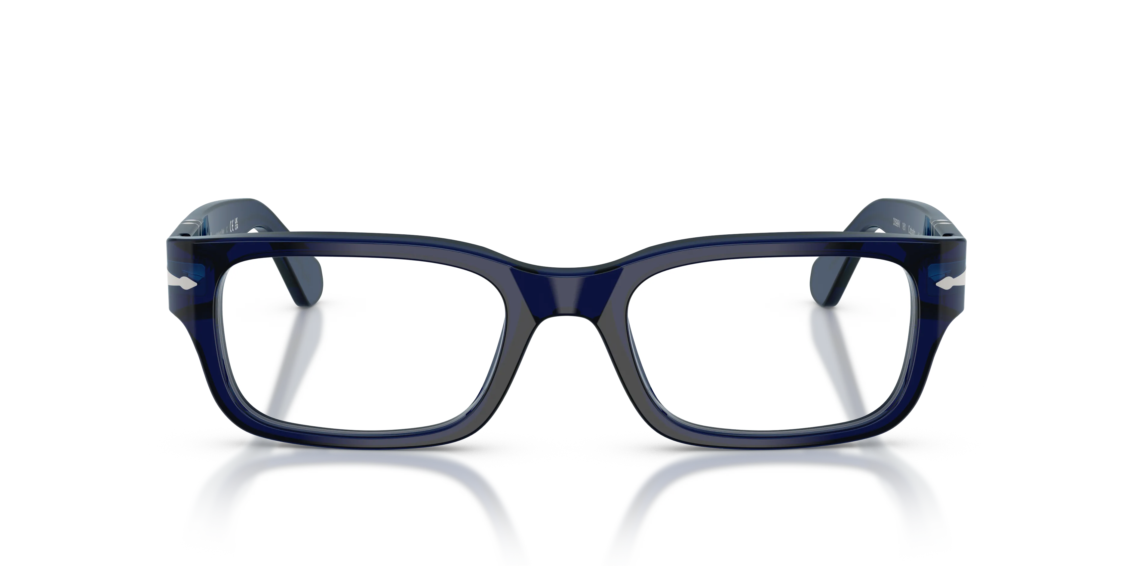 Persol PO3399V 181 Montature da vista Acetato Blu Trasparente Squadrata Normale - immagine 3