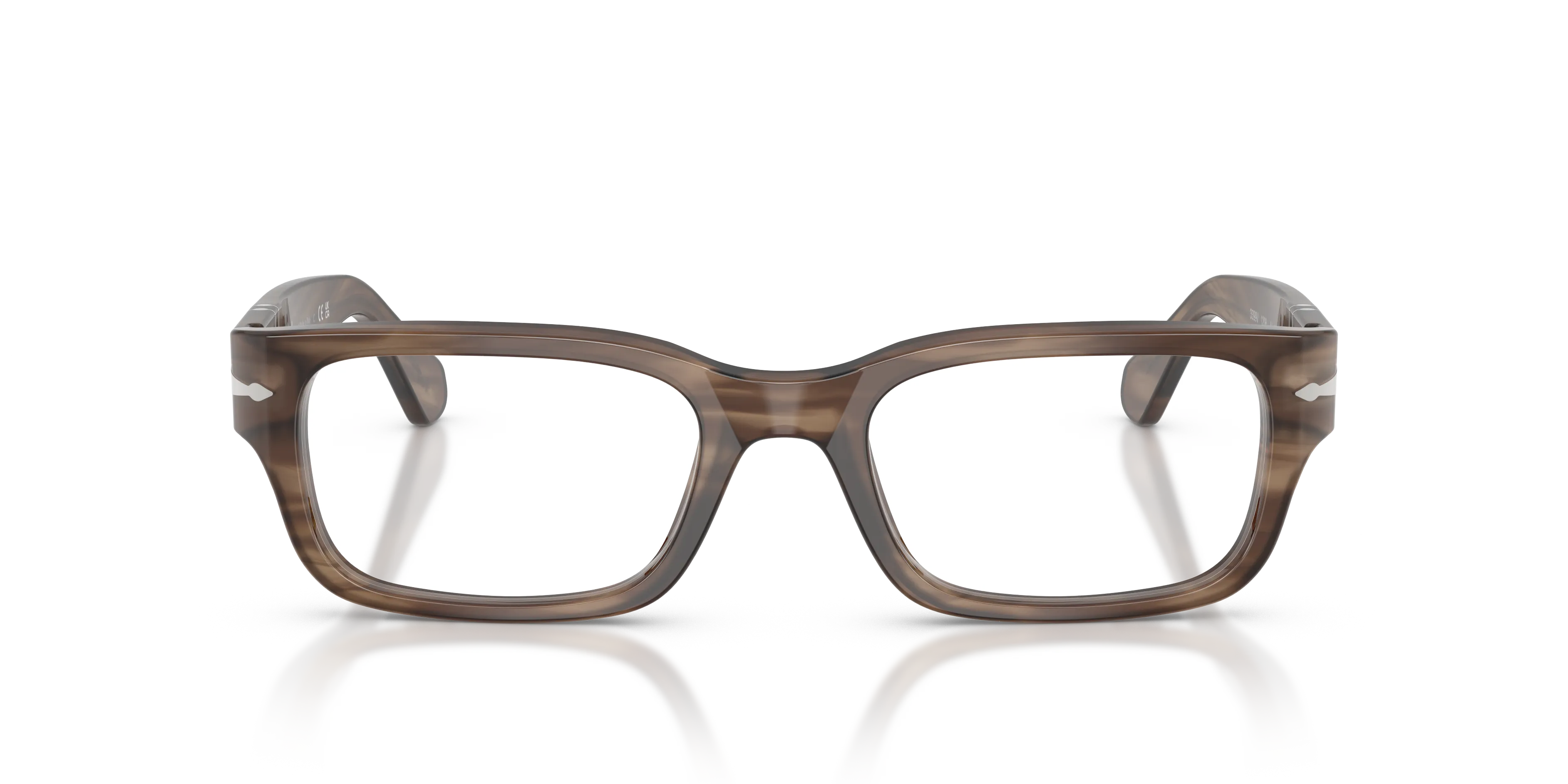 Persol PO3399V 1208 Montature da vista Acetato Tartaruga Trasparente Squadrata Normale - immagine 3