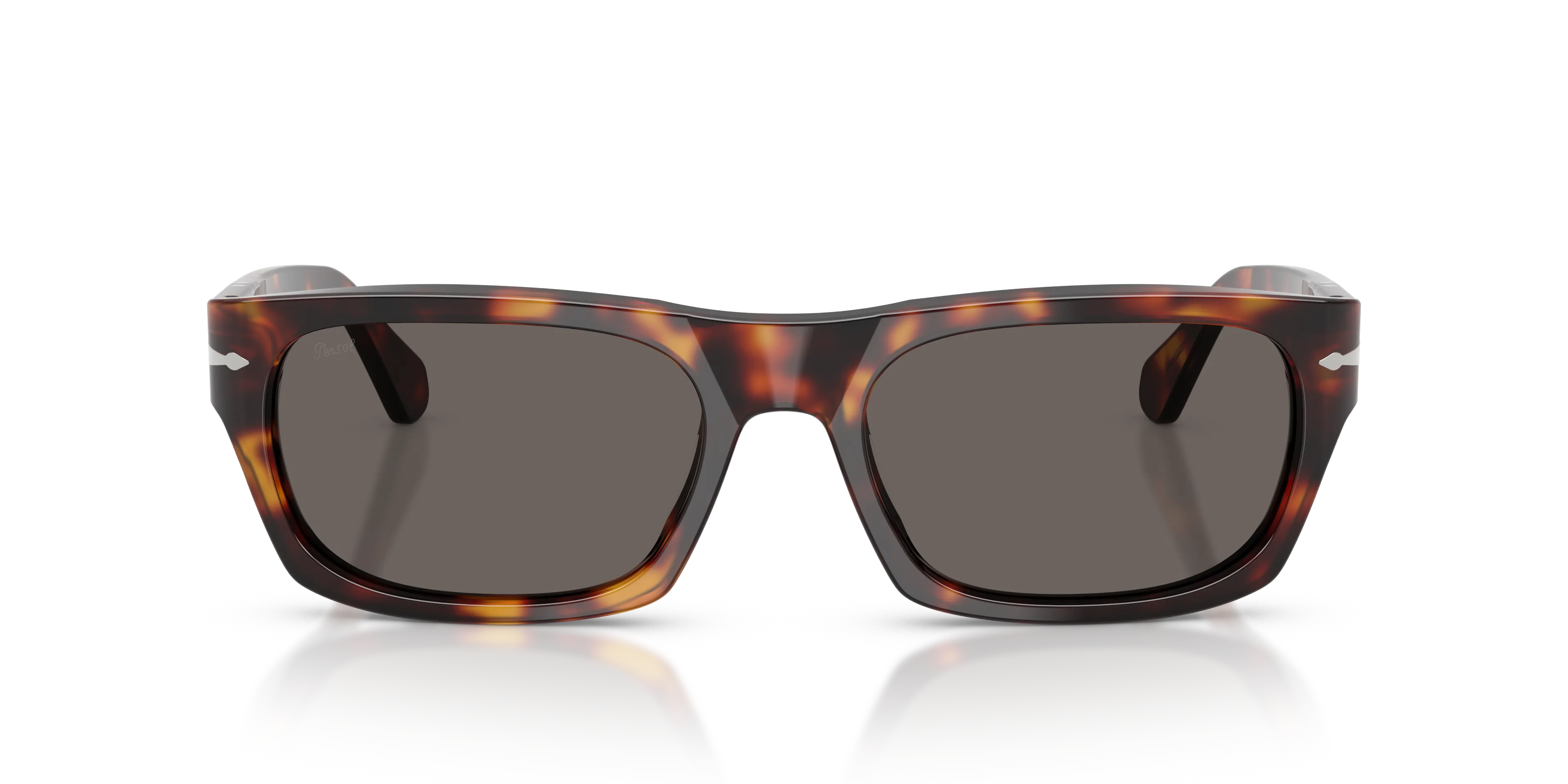 Persol PO3398S 24/B1 Occhiali da sole Acetato Tartaruga Grigio Squadrata Normale - immagine 3