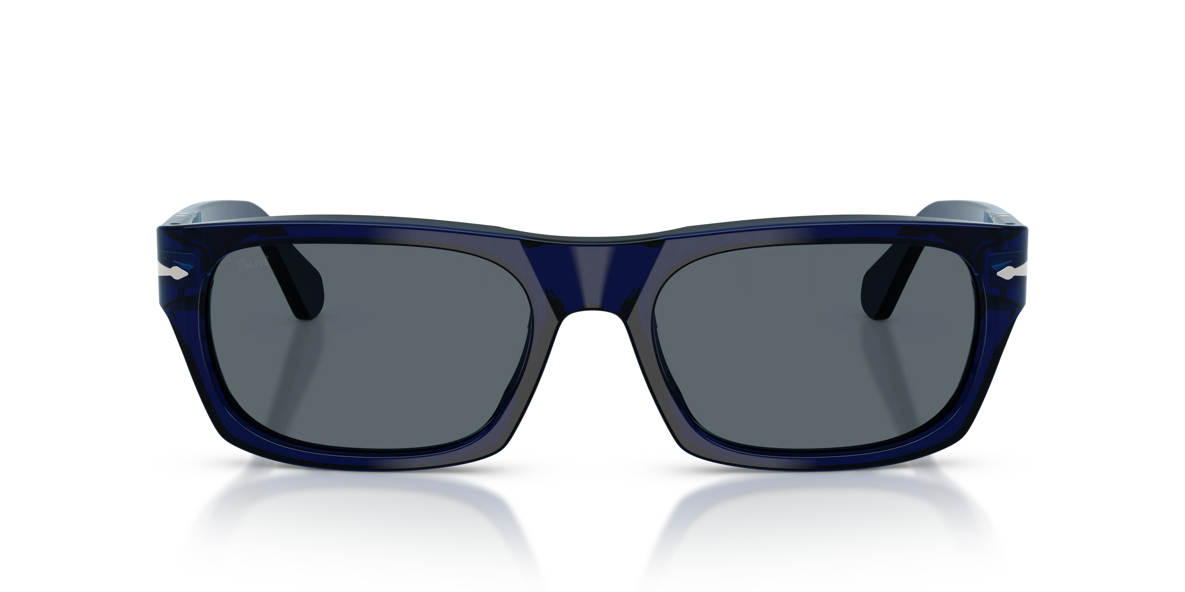 Persol PO3398S 181/R5 Occhiali da sole Acetato Blu Blu Squadrata Normale - immagine 3
