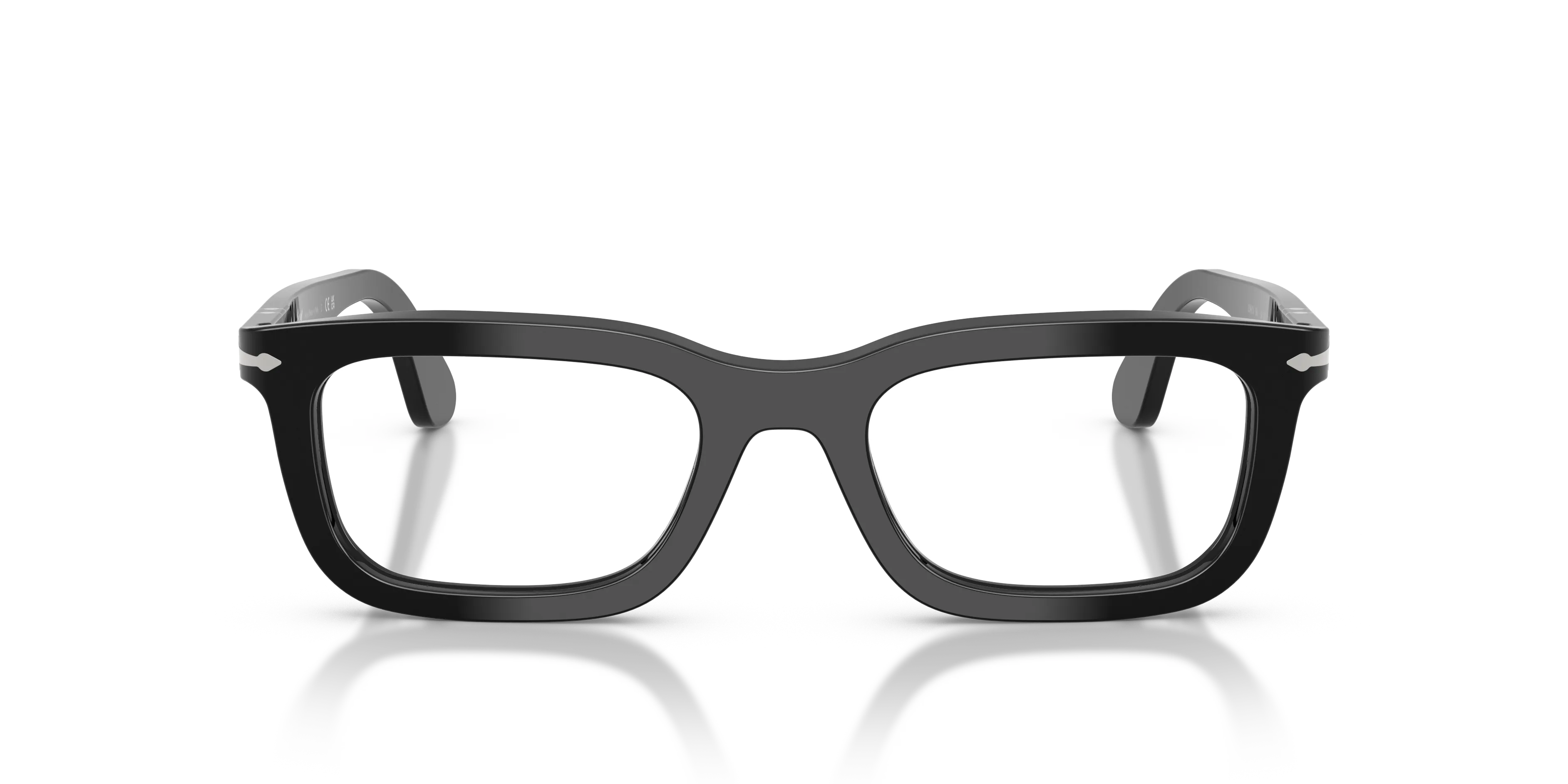 Persol PO3397V 95 Montature da vista Acetato Nero Trasparente Squadrata Normale - immagine 3
