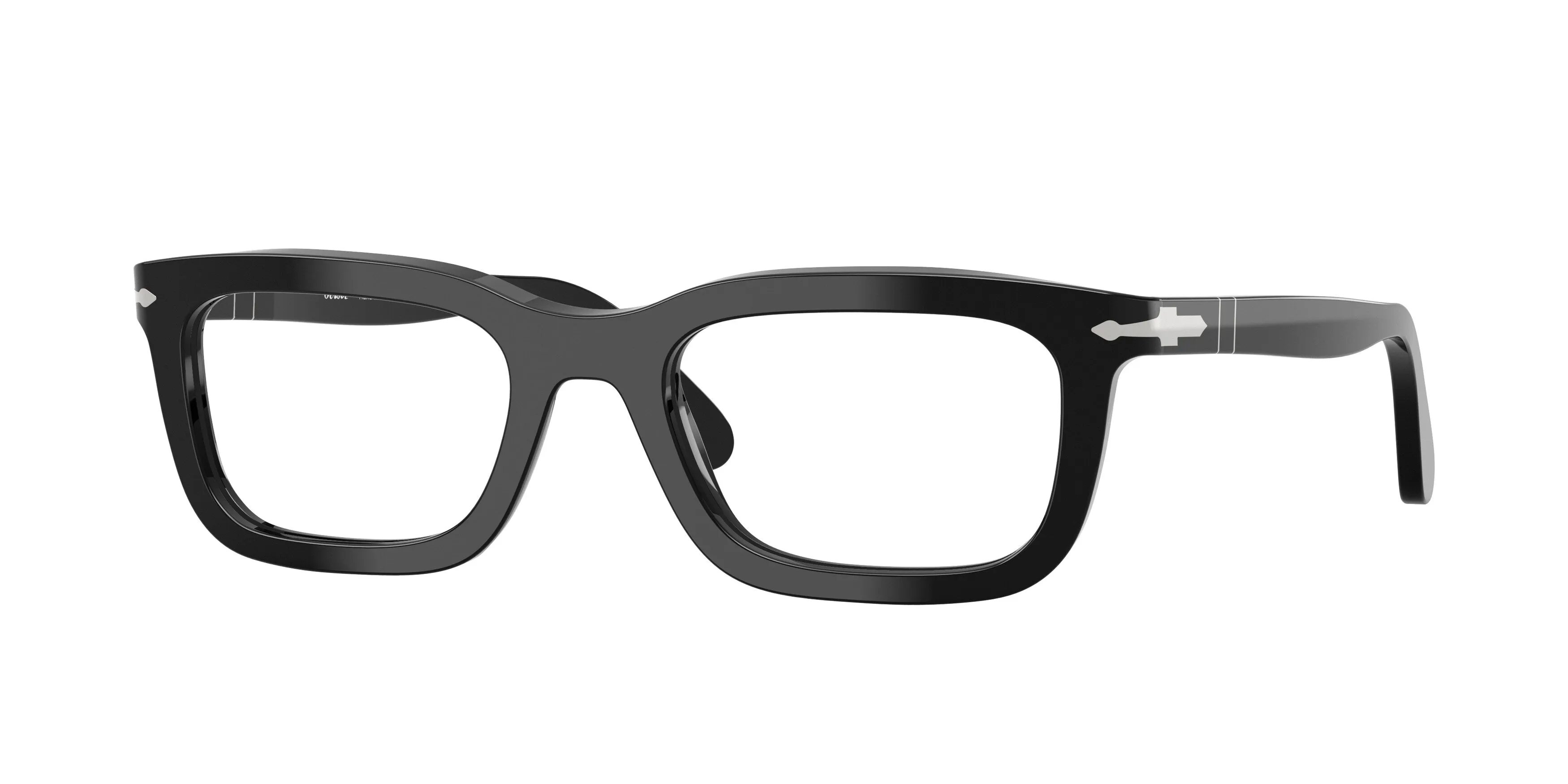 Persol PO3397V 95 Montature da vista Acetato Nero Trasparente Squadrata Normale - immagine 1