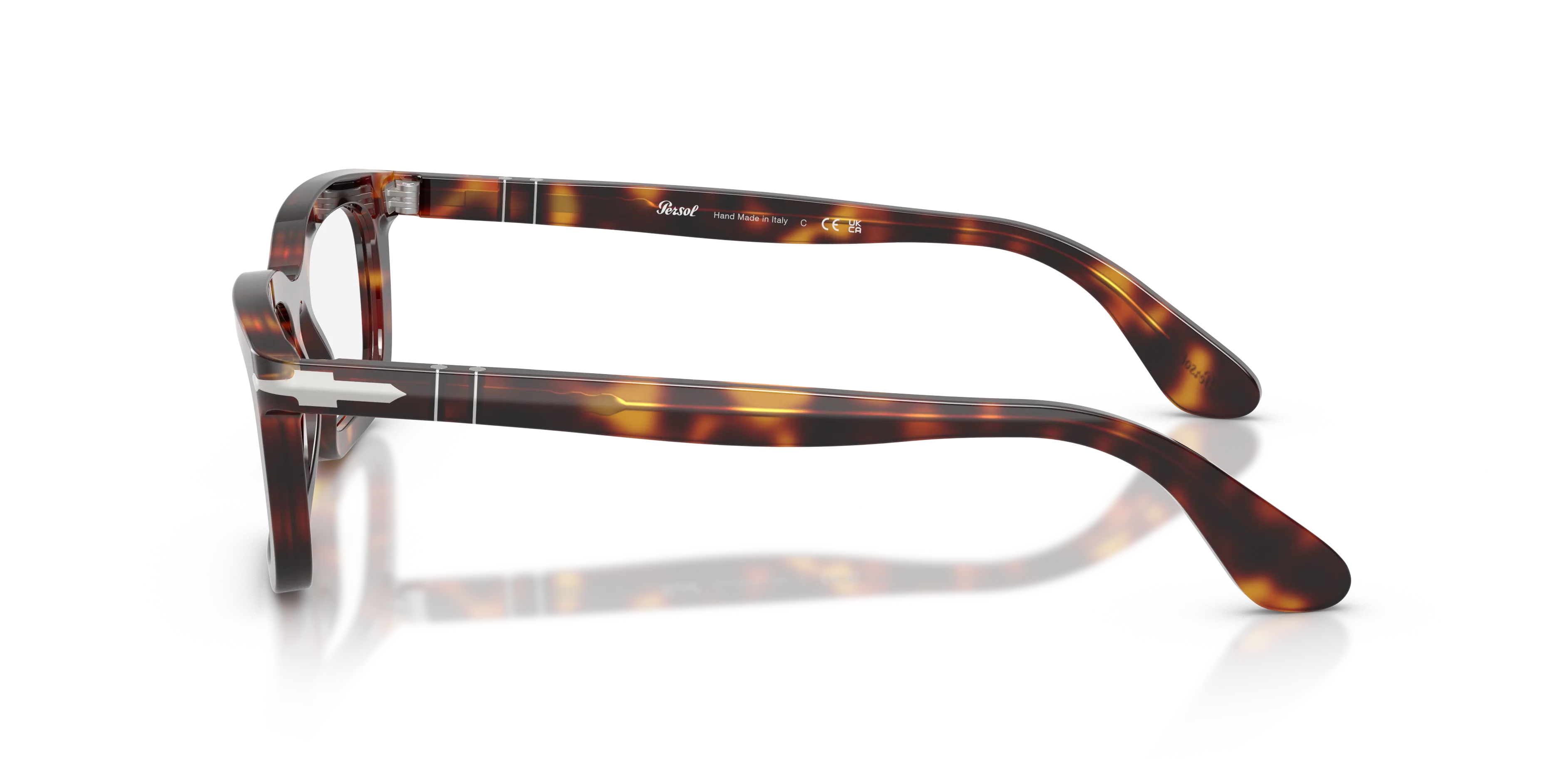 Persol PO3397V 24 Montature da vista Acetato Tartaruga Trasparente Squadrata Normale - immagine 4