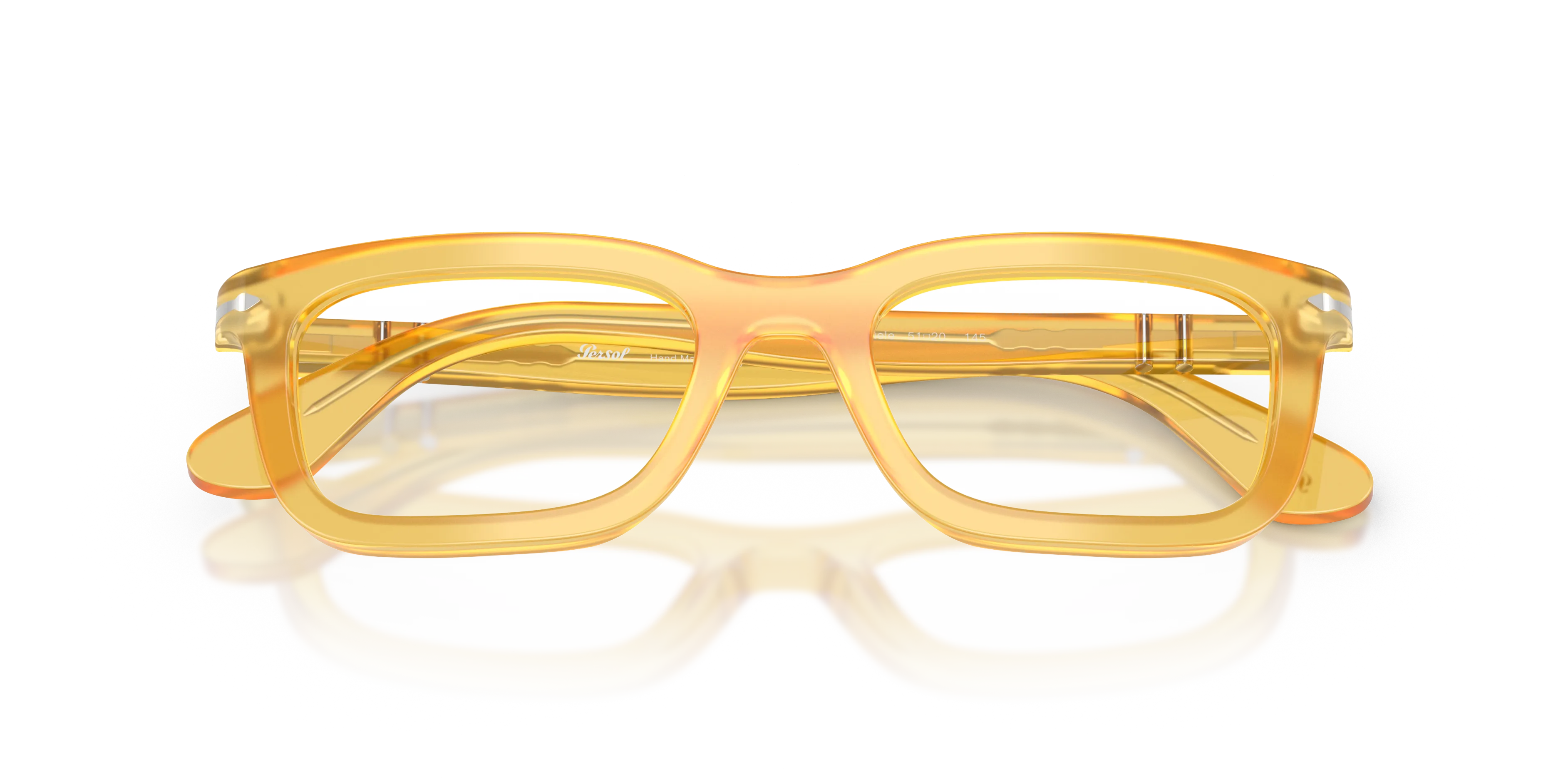Persol PO3397V 204 Montature da vista Acetato Giallo Trasparente Squadrata Normale - immagine 2