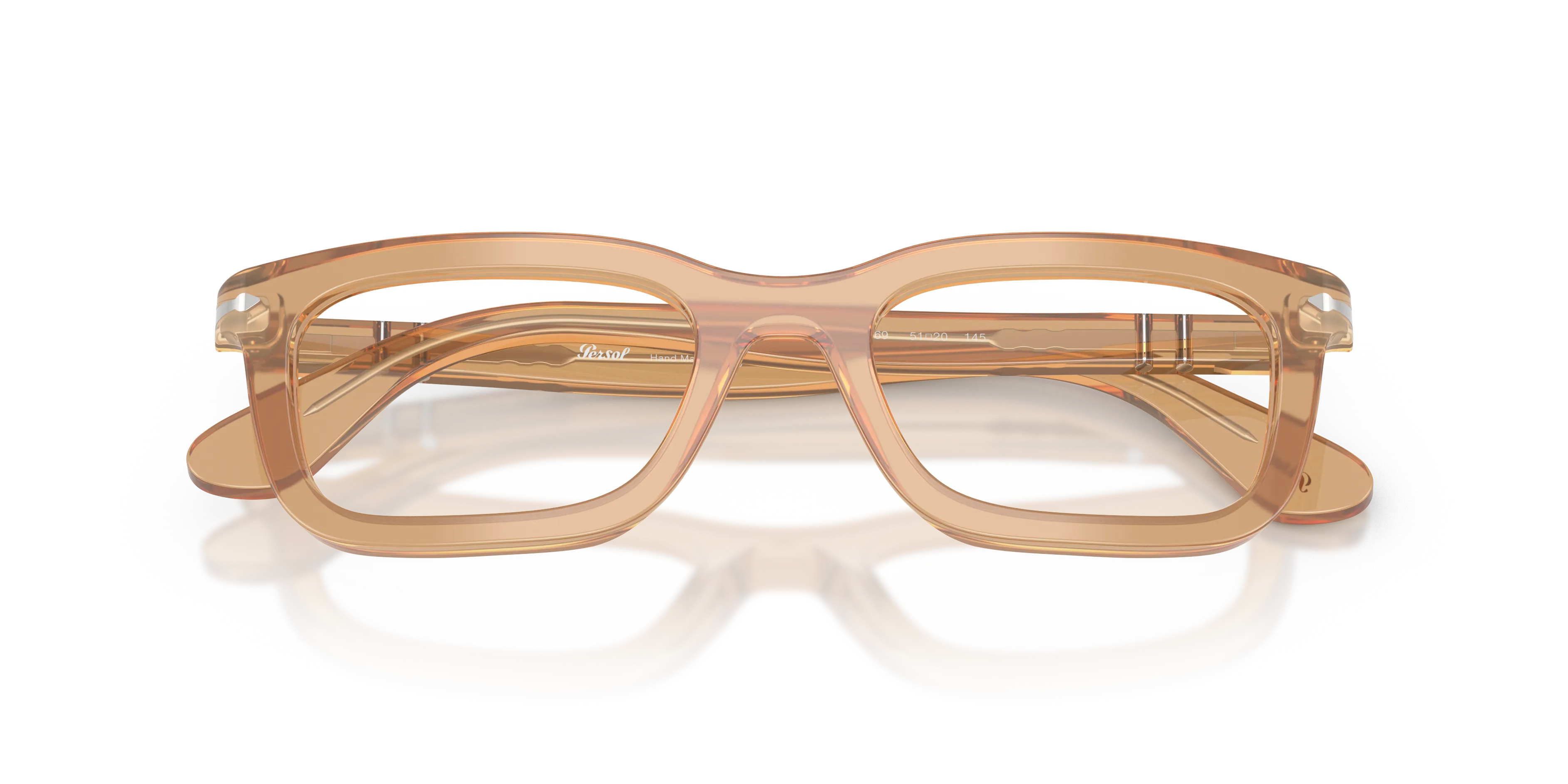 Persol PO3397V 1169 Montature da vista Acetato Marrone Trasparente Squadrata Normale - immagine 2
