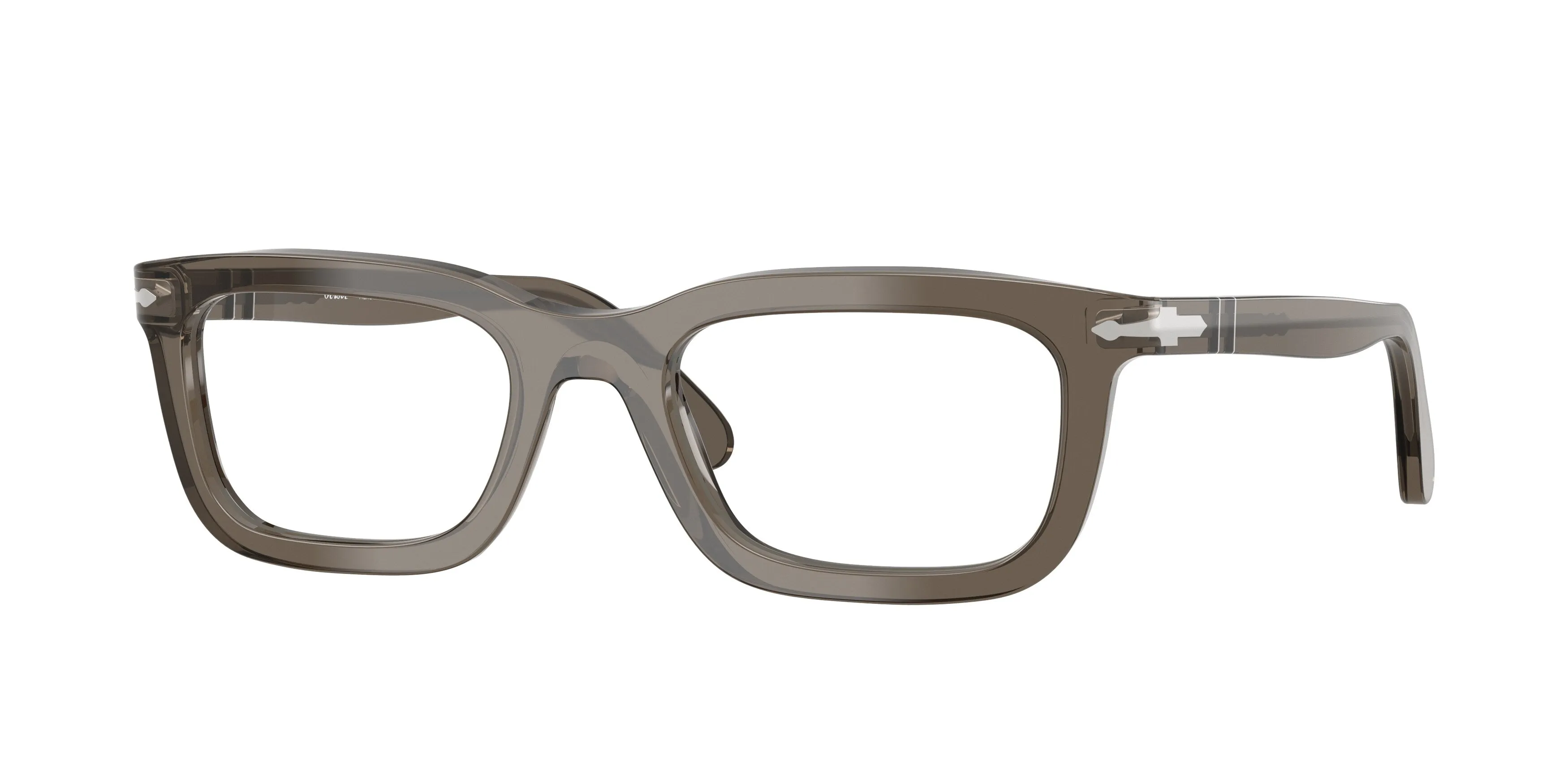 Persol PO3397V 1103 Montature da vista Acetato Grigio Trasparente Squadrata Normale - immagine 1