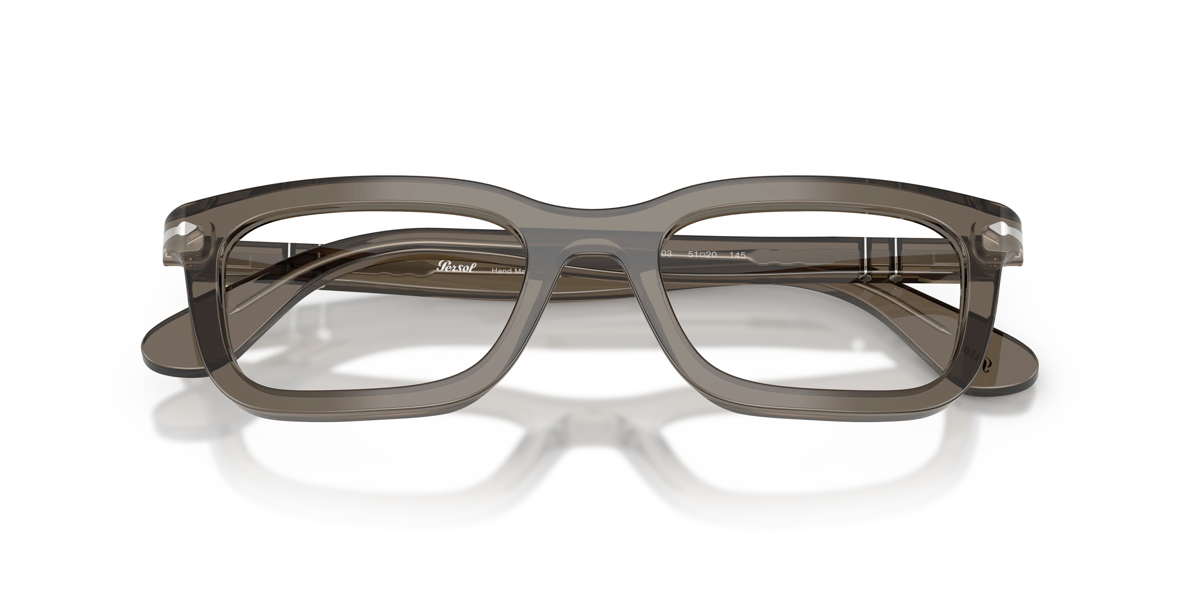 Persol PO3397V 1103 Montature da vista Acetato Grigio Trasparente Squadrata Normale - immagine 2