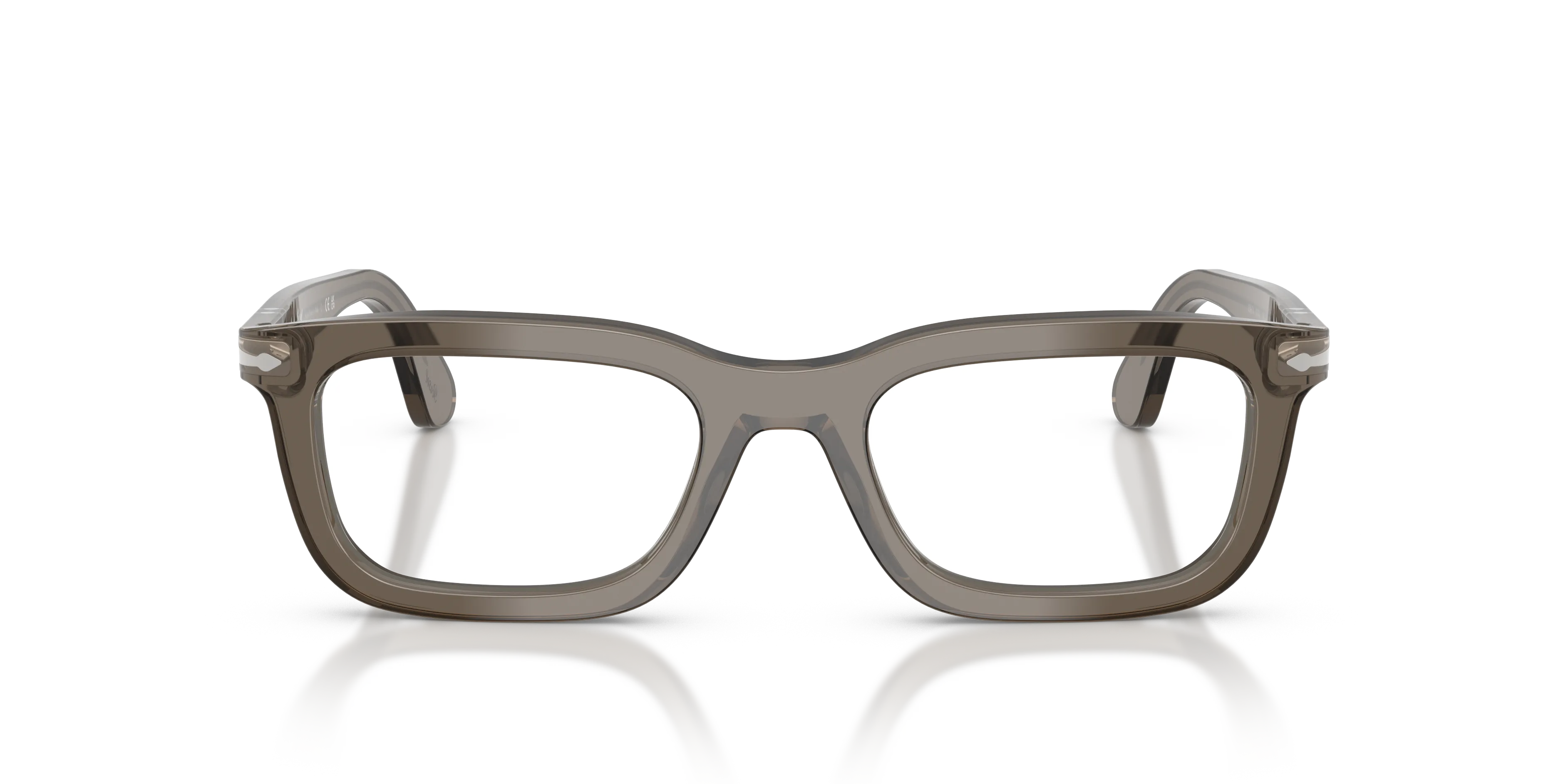 Persol PO3397V 1103 Montature da vista Acetato Grigio Trasparente Squadrata Normale - immagine 3