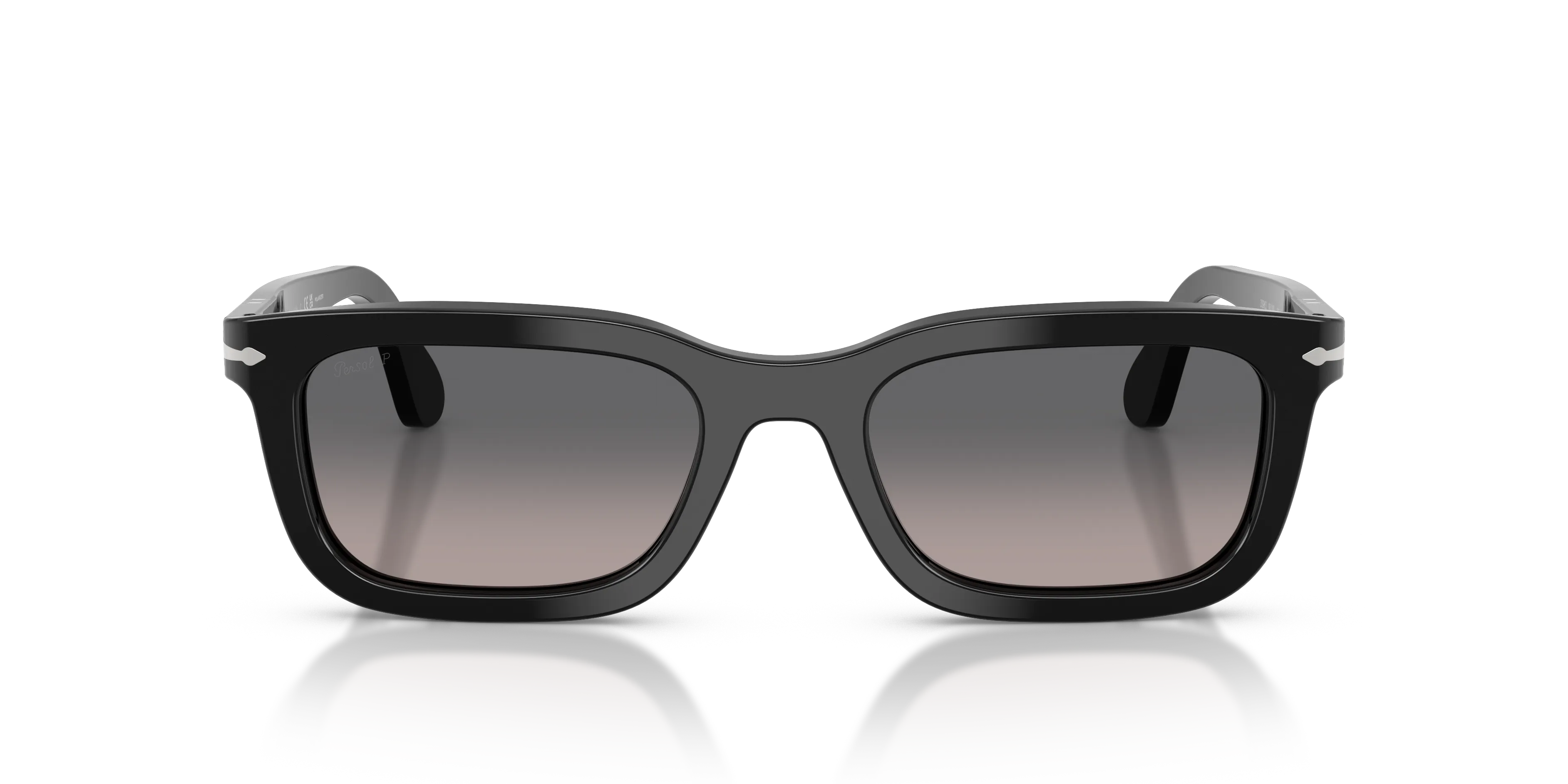 Persol PO3396S 95/M3 Occhiali da sole Acetato Nero Grigio Squadrata Polarizzata Sfumato - immagine 3