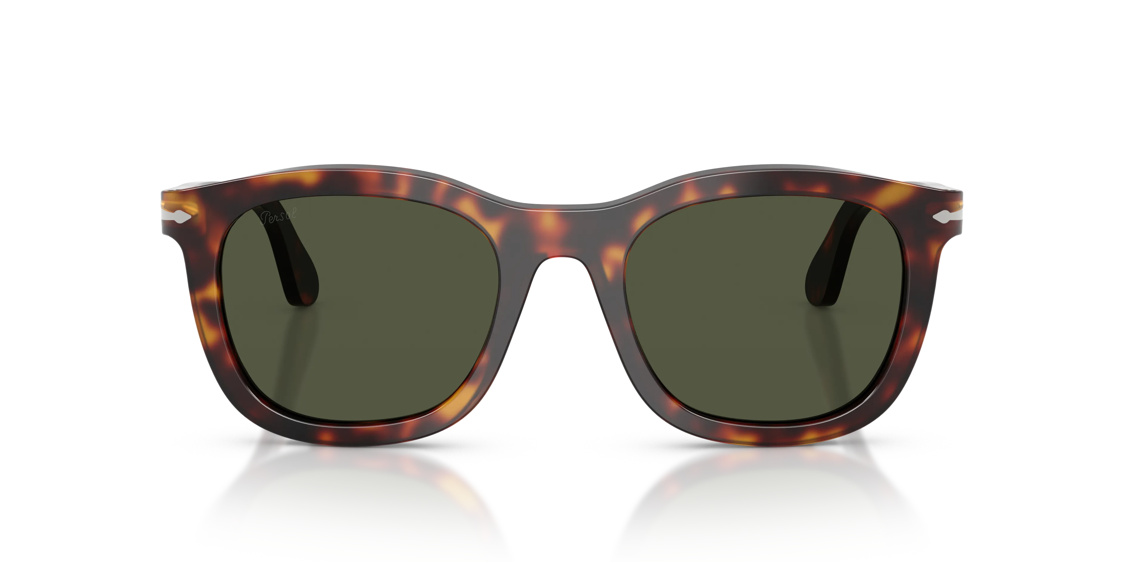 Persol PO3395S 24/31 Occhiali da sole Acetato Tartaruga Verde Pantos Normale - immagine 3