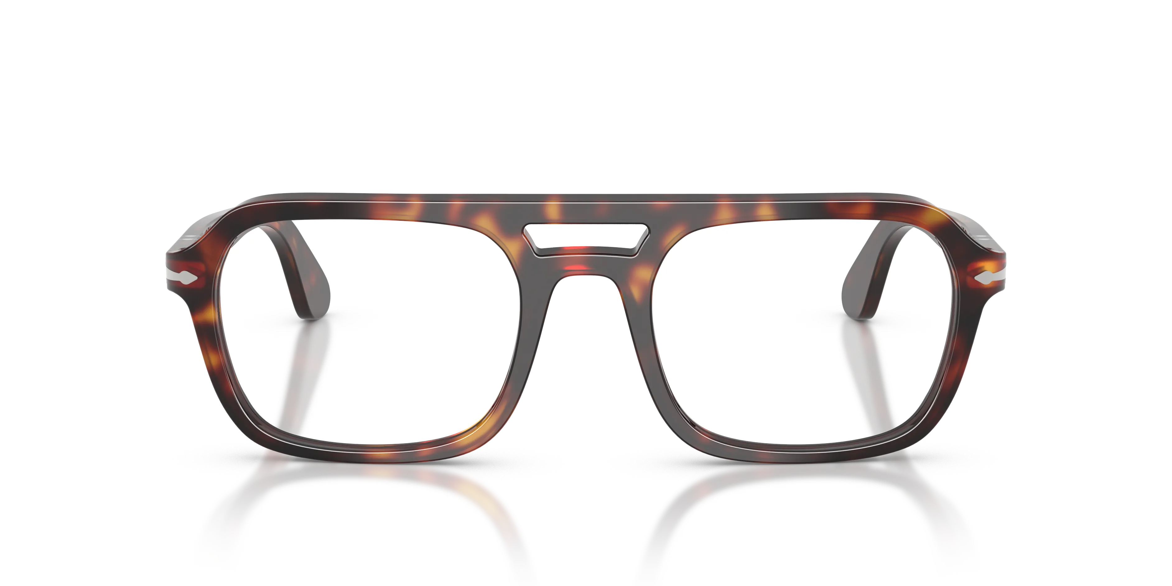 Persol PO3394V 24 Montature da vista Acetato Tartaruga Trasparente Squadrata Normale - immagine 3