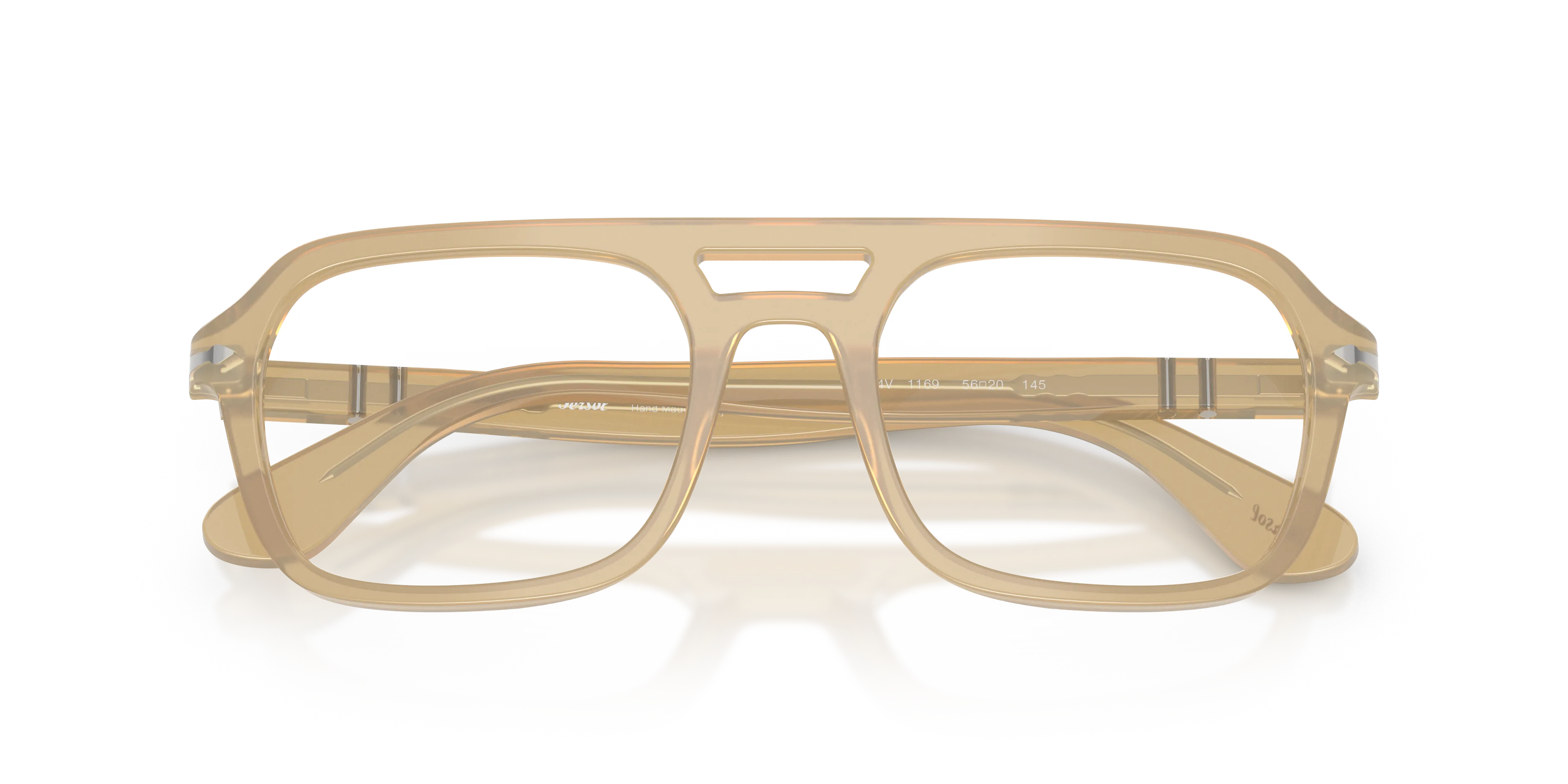 Persol PO3394V 1169 Montature da vista Acetato Marrone Trasparente Squadrata Normale - immagine 2