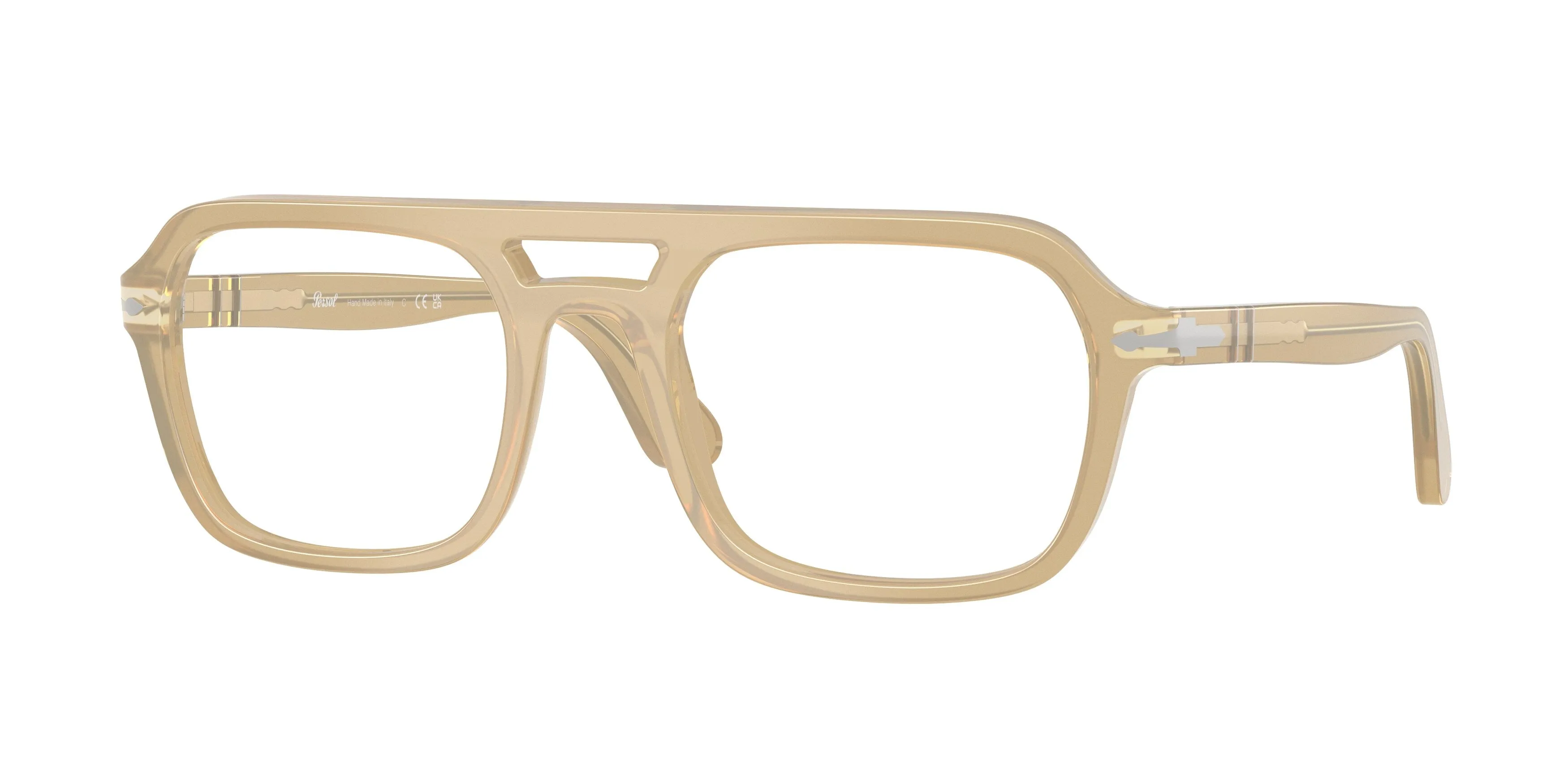 Persol PO3394V 1169 Montature da vista Acetato Marrone Trasparente Squadrata Normale - immagine 1