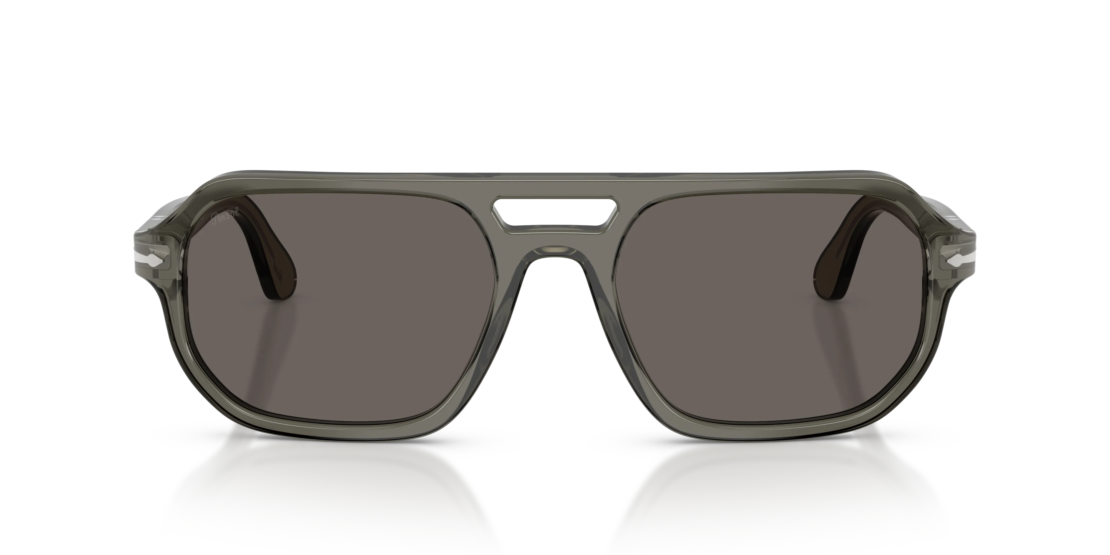 Persol PO3393S GUIDO 1103B1 Occhiali da sole Acetato Grigio Grigio Pillow Normale - immagine 3