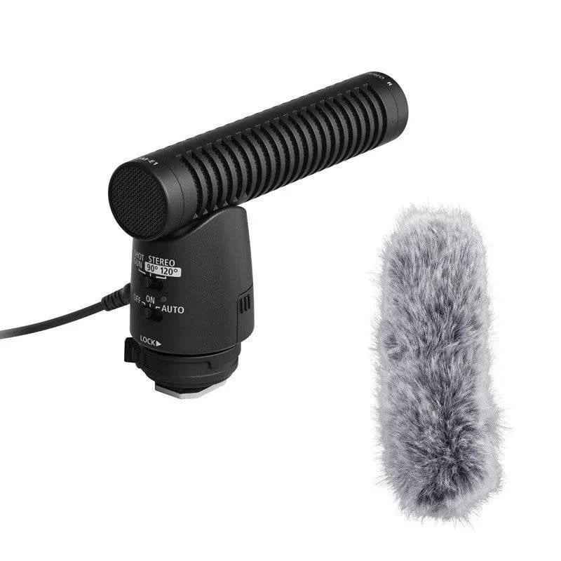 Microfono Canon DM-E1 3.5 mm stereo direzionale per EOS antivento - immagine 1