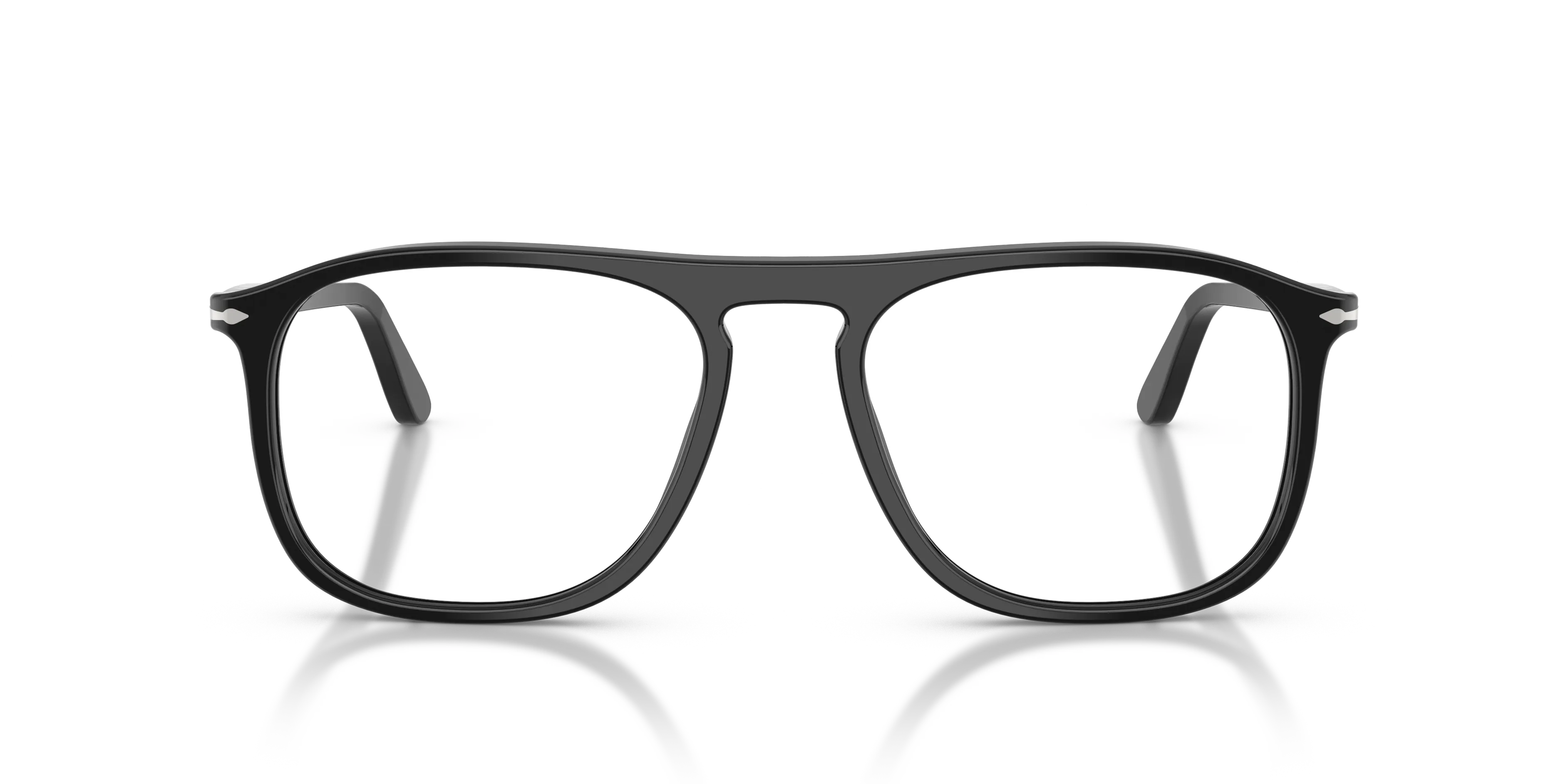 Persol PO3392V 95 Montature da vista Acetato Nero Trasparente Squadrata Normale - immagine 3