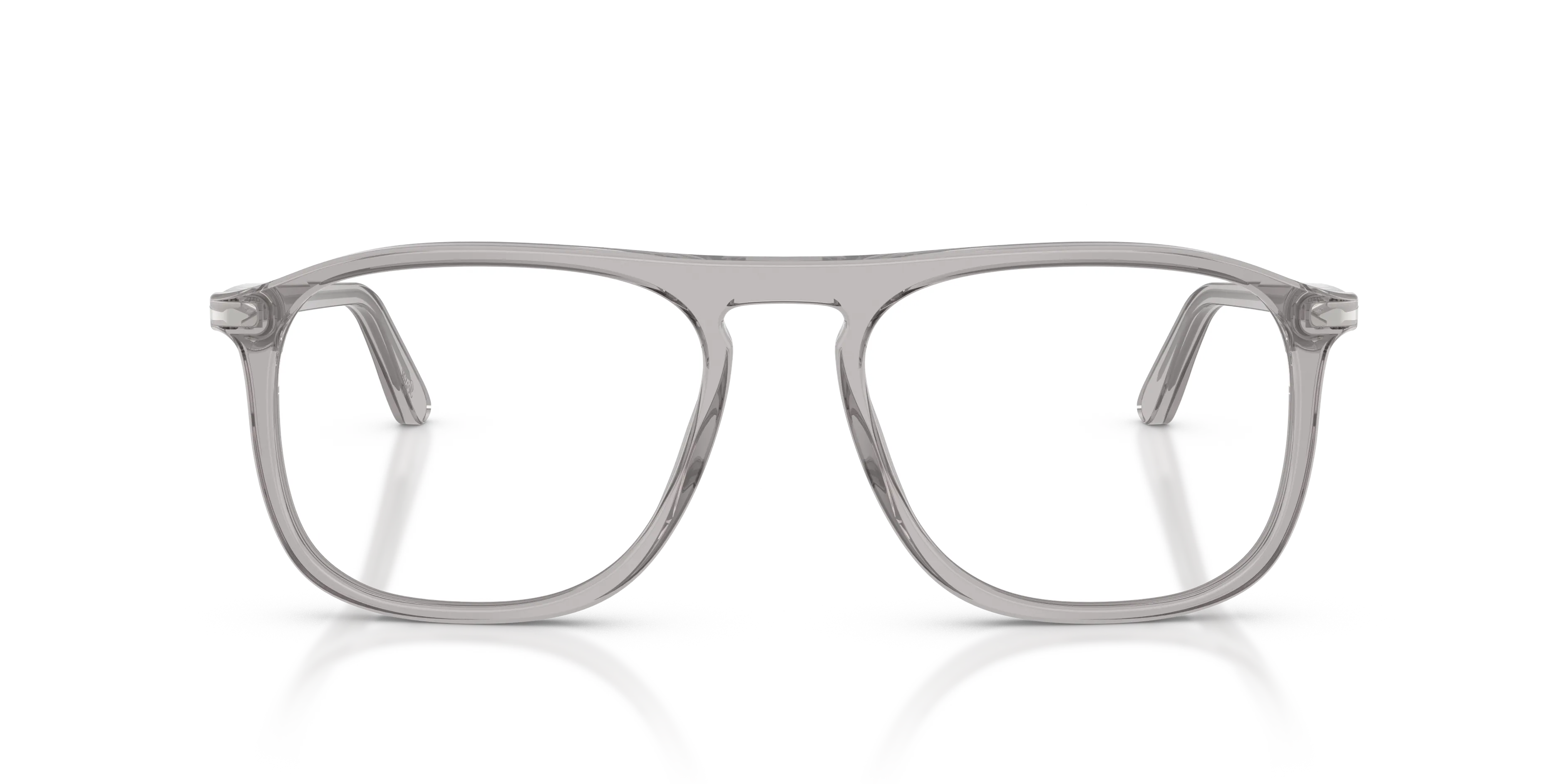 Persol PO3392V 309 Montature da vista Acetato Grigio Trasparente Squadrata Normale - immagine 3