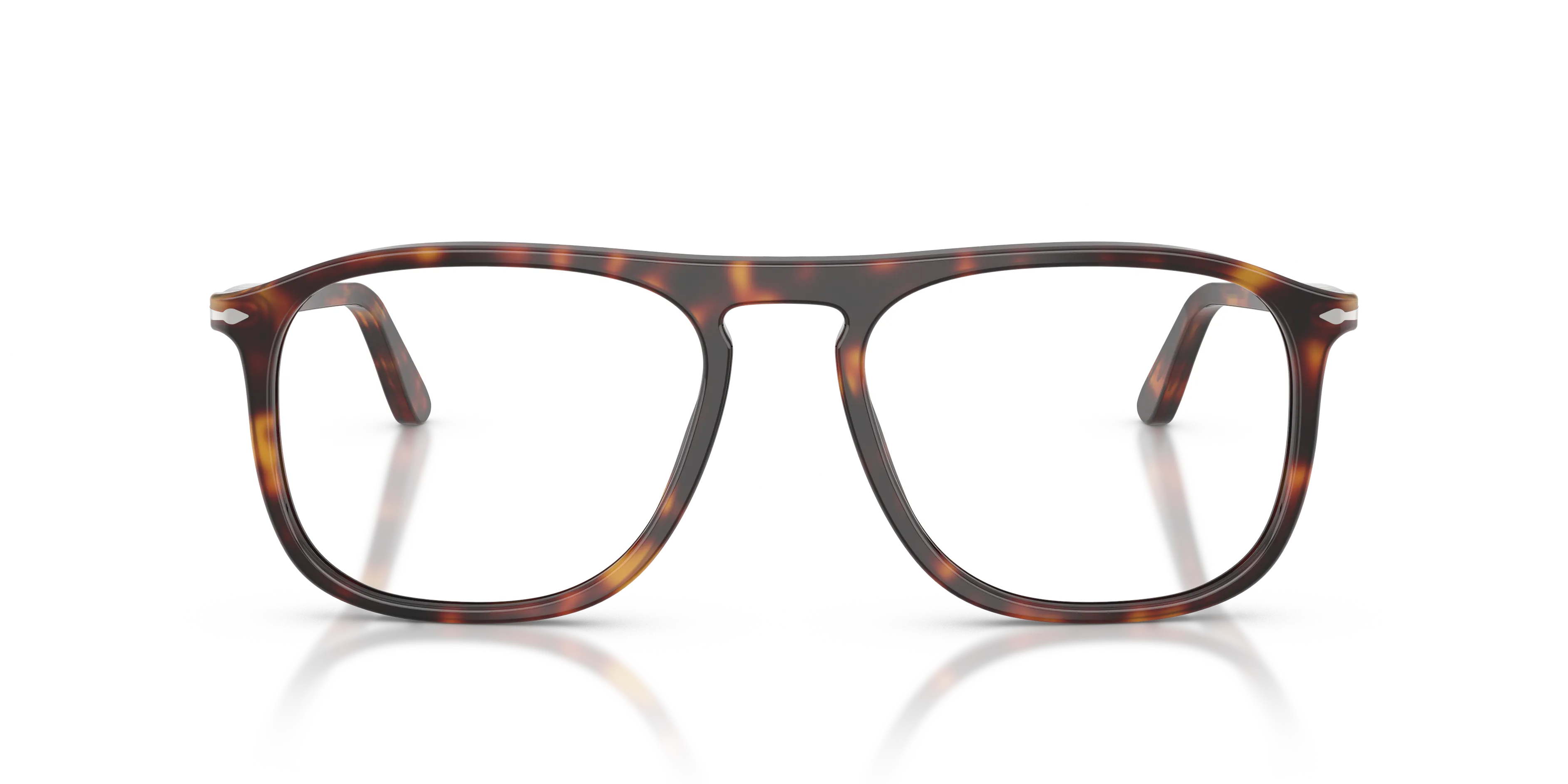 Persol PO3392V 24 Montature da vista Acetato Tartaruga Trasparente Squadrata Normale - immagine 3