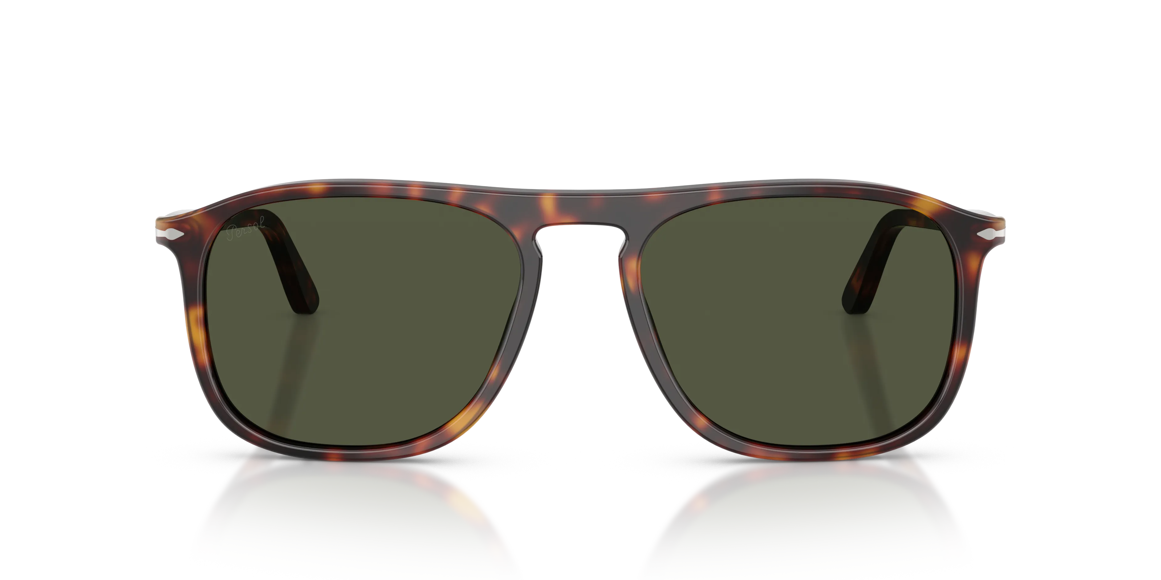 Persol PO3392S 24/31 Occhiali da sole Acetato Tartaruga Verde Squadrata Normale - immagine 3