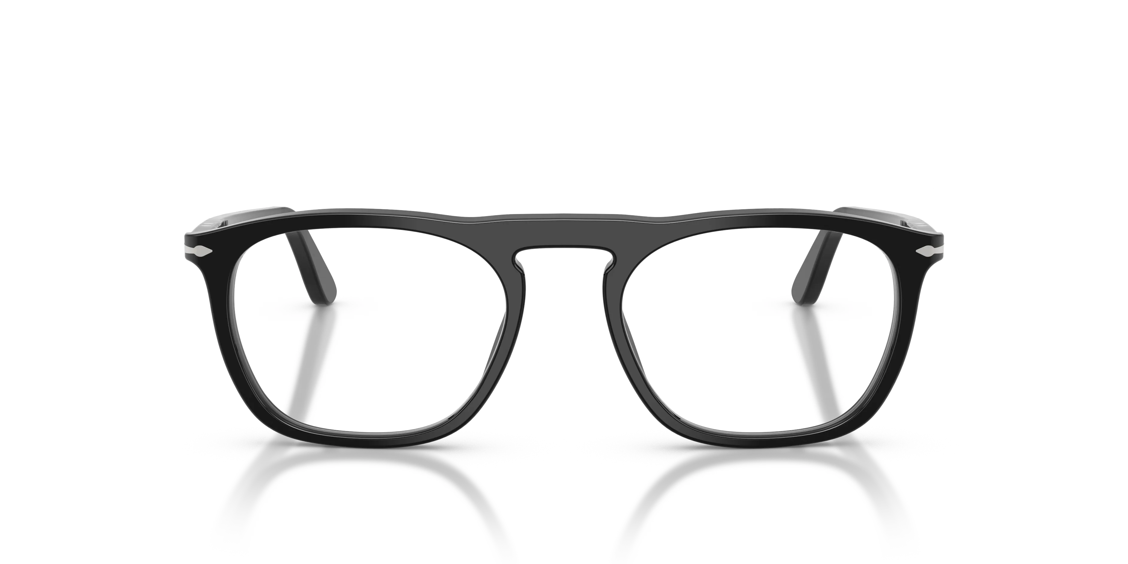 Persol PO3391V 95 Montature da vista Acetato Nero Trasparente Squadrata Normale - immagine 3