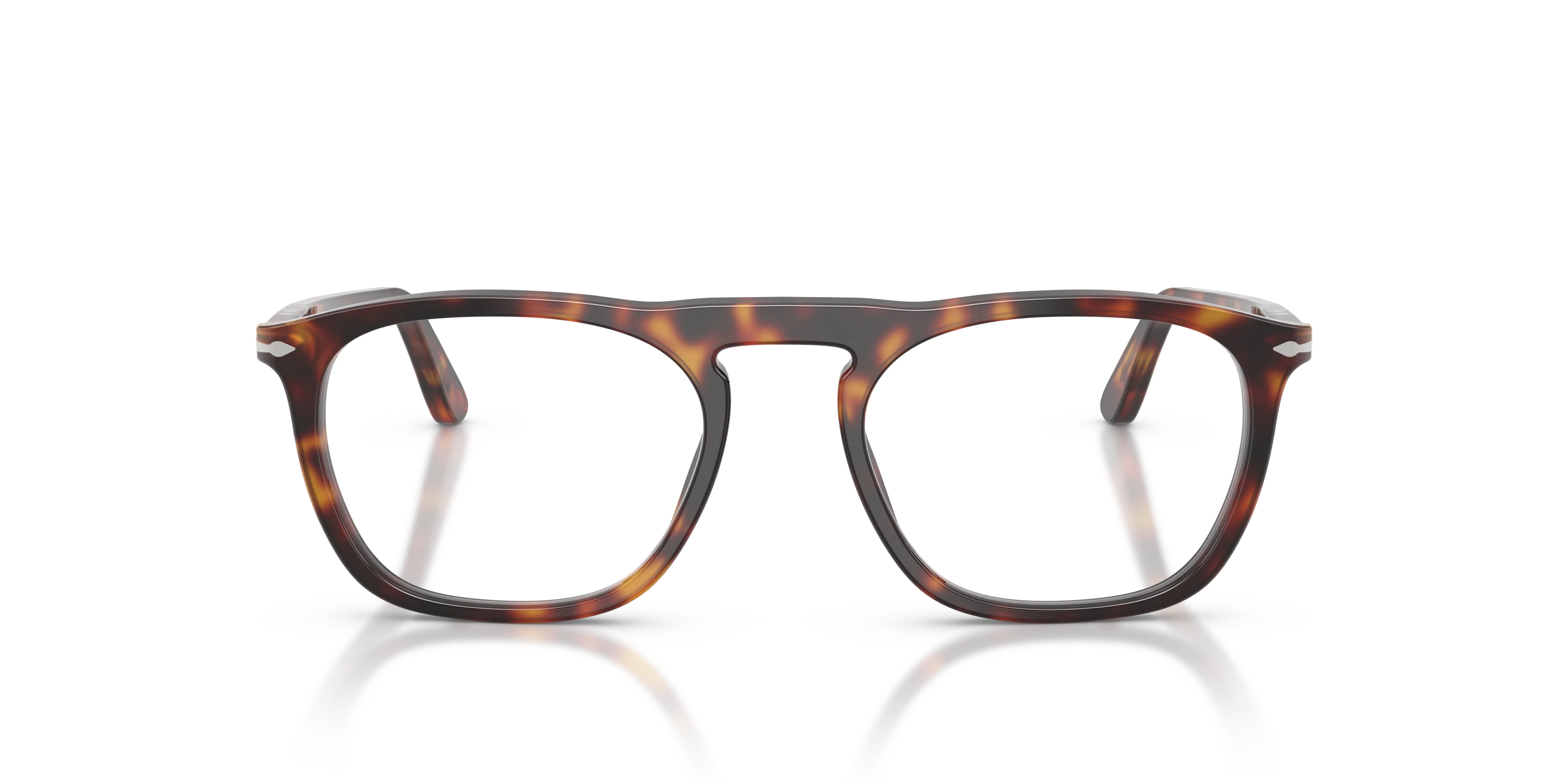 Persol PO3391V 24 Montature da vista Acetato Tartaruga Trasparente Squadrata Normale - immagine 3