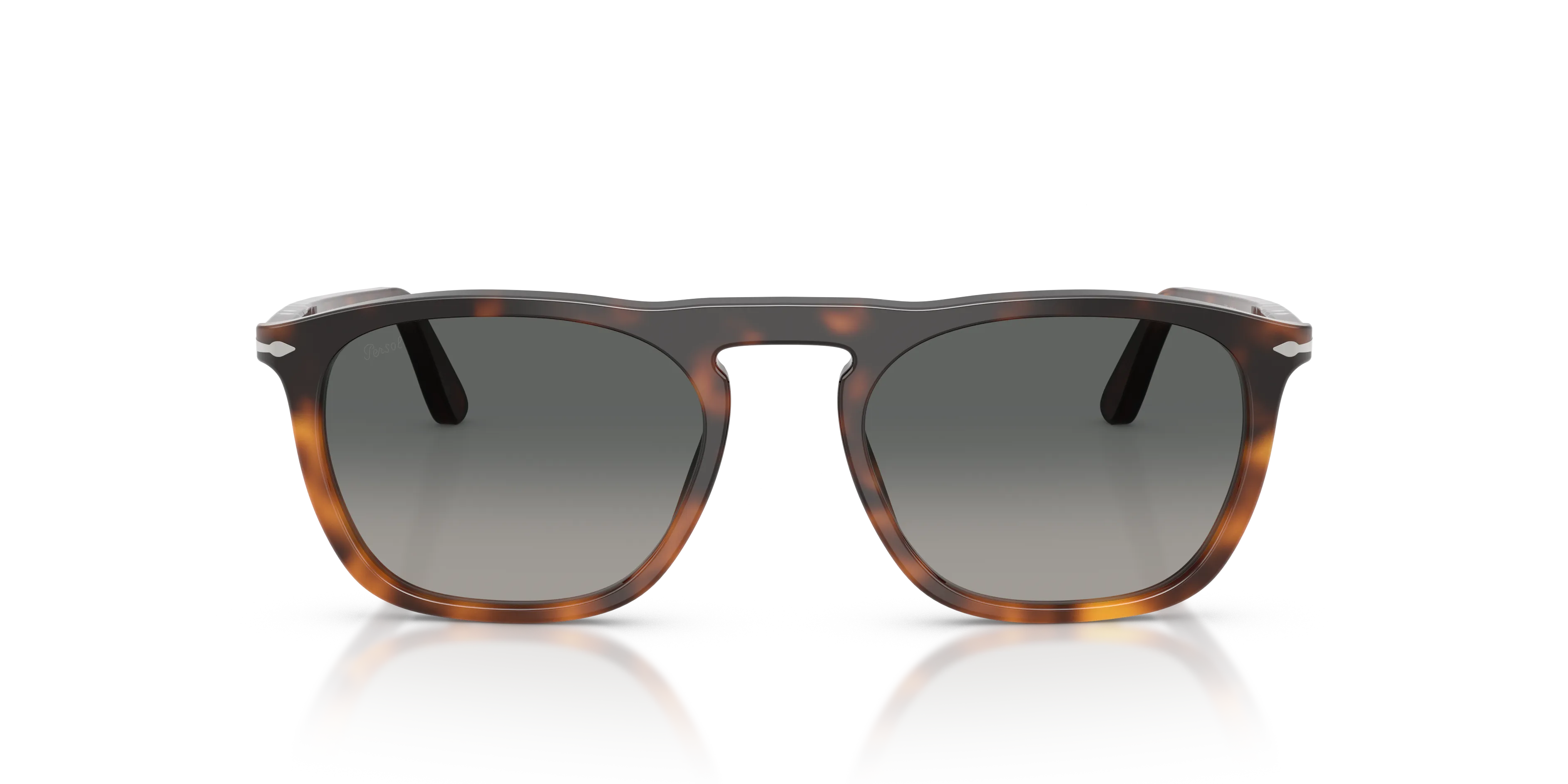 Persol PO3391S GAE 116071 Occhiali da sole Acetato Oro Grigio Squadrata Normale Sfumato - immagine 3