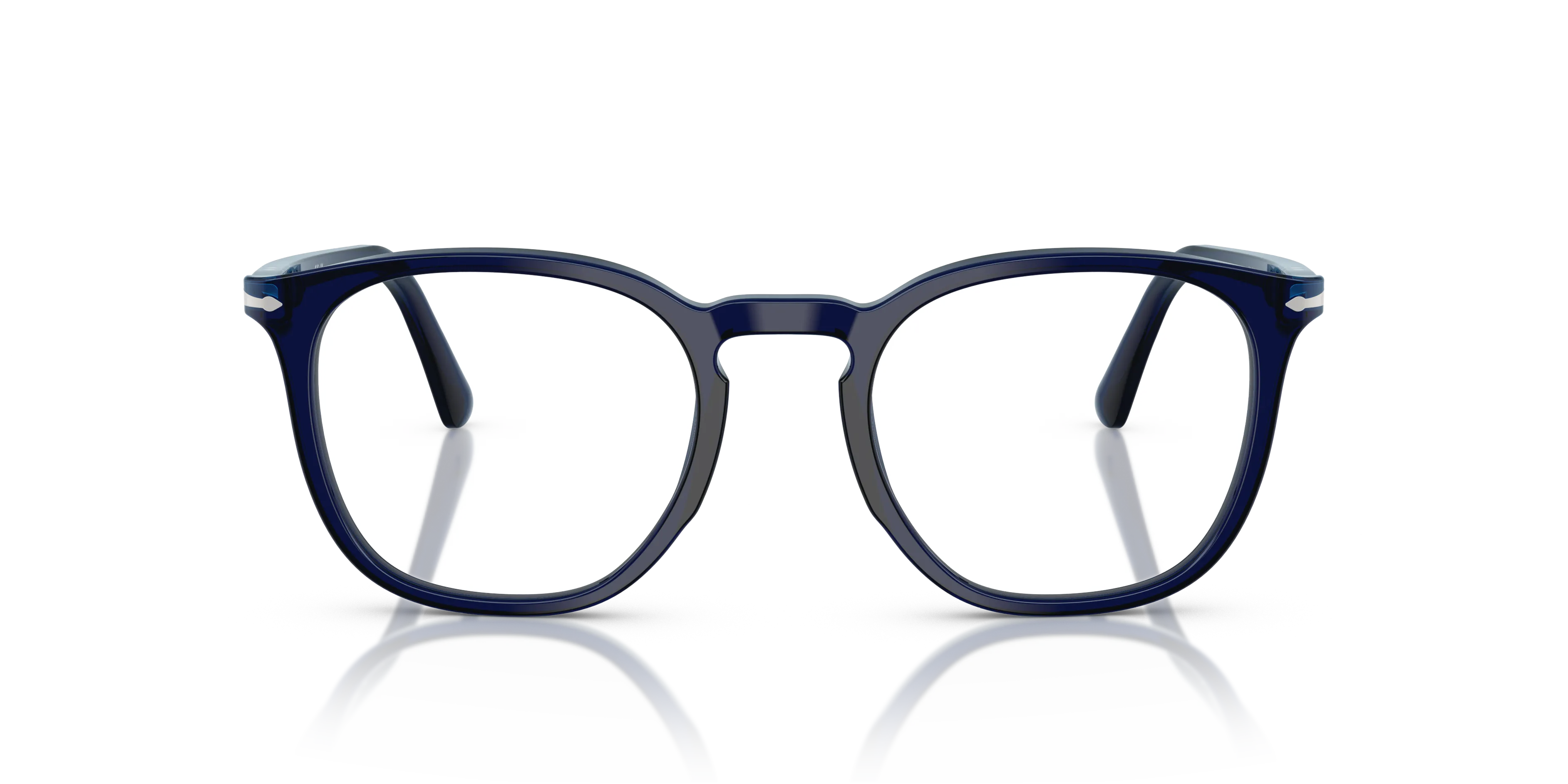 Persol PO3318V 181 Montature da vista Acetato Blu Trasparente Pantos Normale - immagine 3