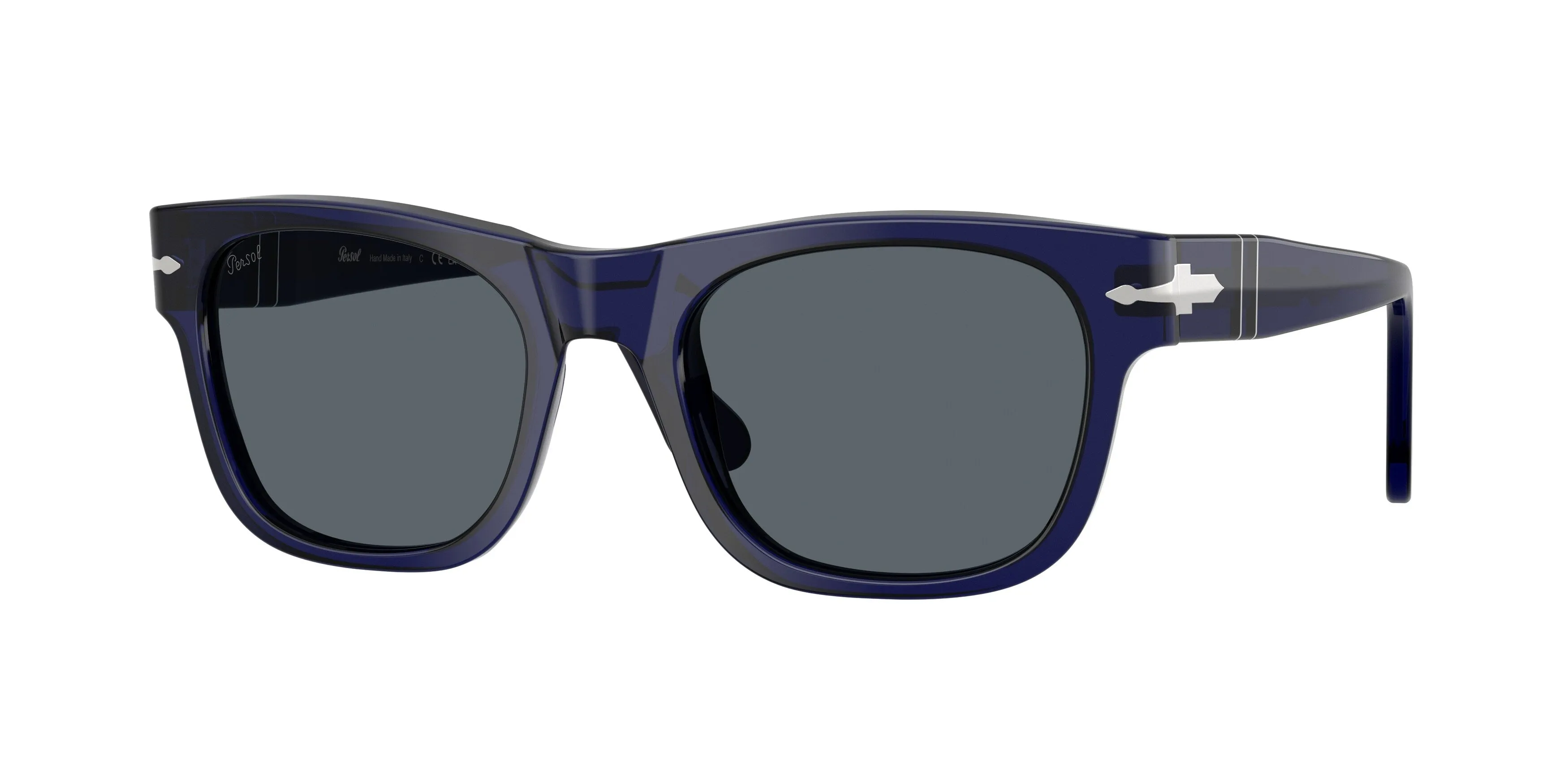 Persol PO3269S 181/R5 Occhiali da sole Acetato Blu Blu Squadrata Normale - immagine 1
