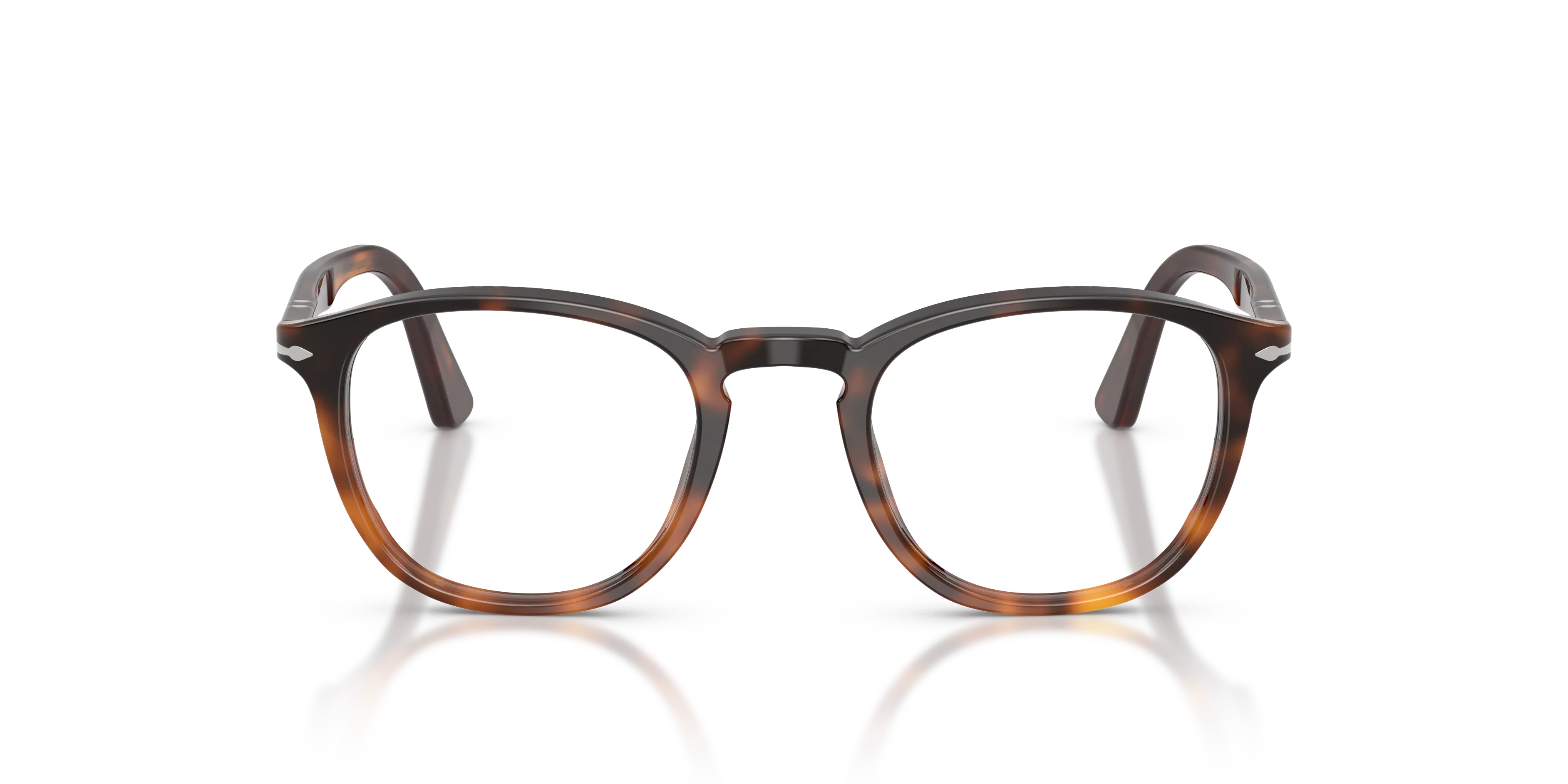 Persol PO3143V 1160 Montature da vista Acetato Tartaruga Trasparente Rotonda Normale - immagine 3
