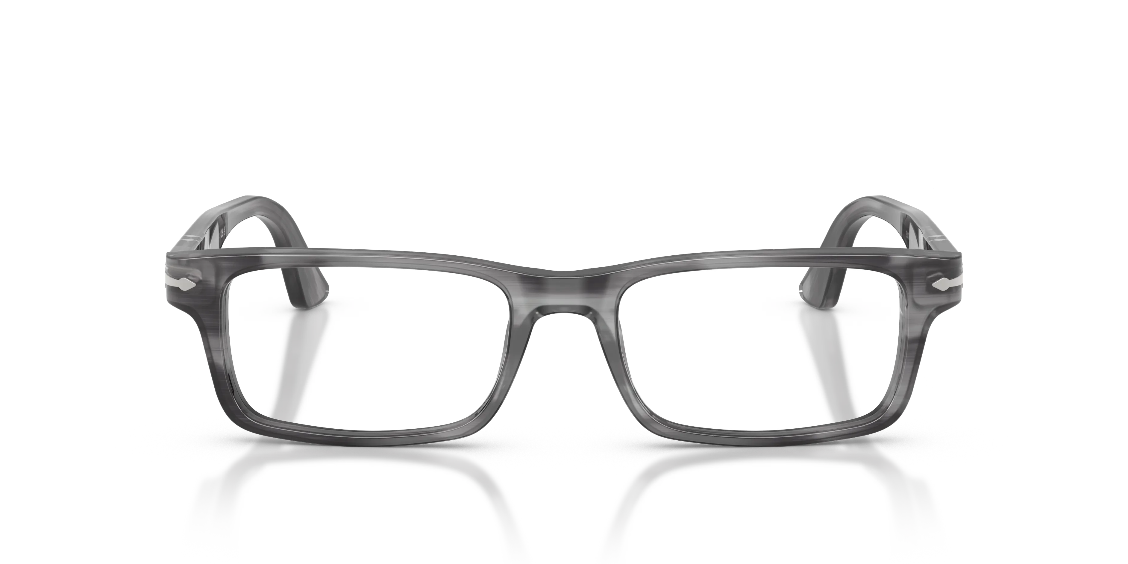 Persol PO3050V 1192 Montature da vista Acetato Grigio Trasparente Squadrata Normale - immagine 3