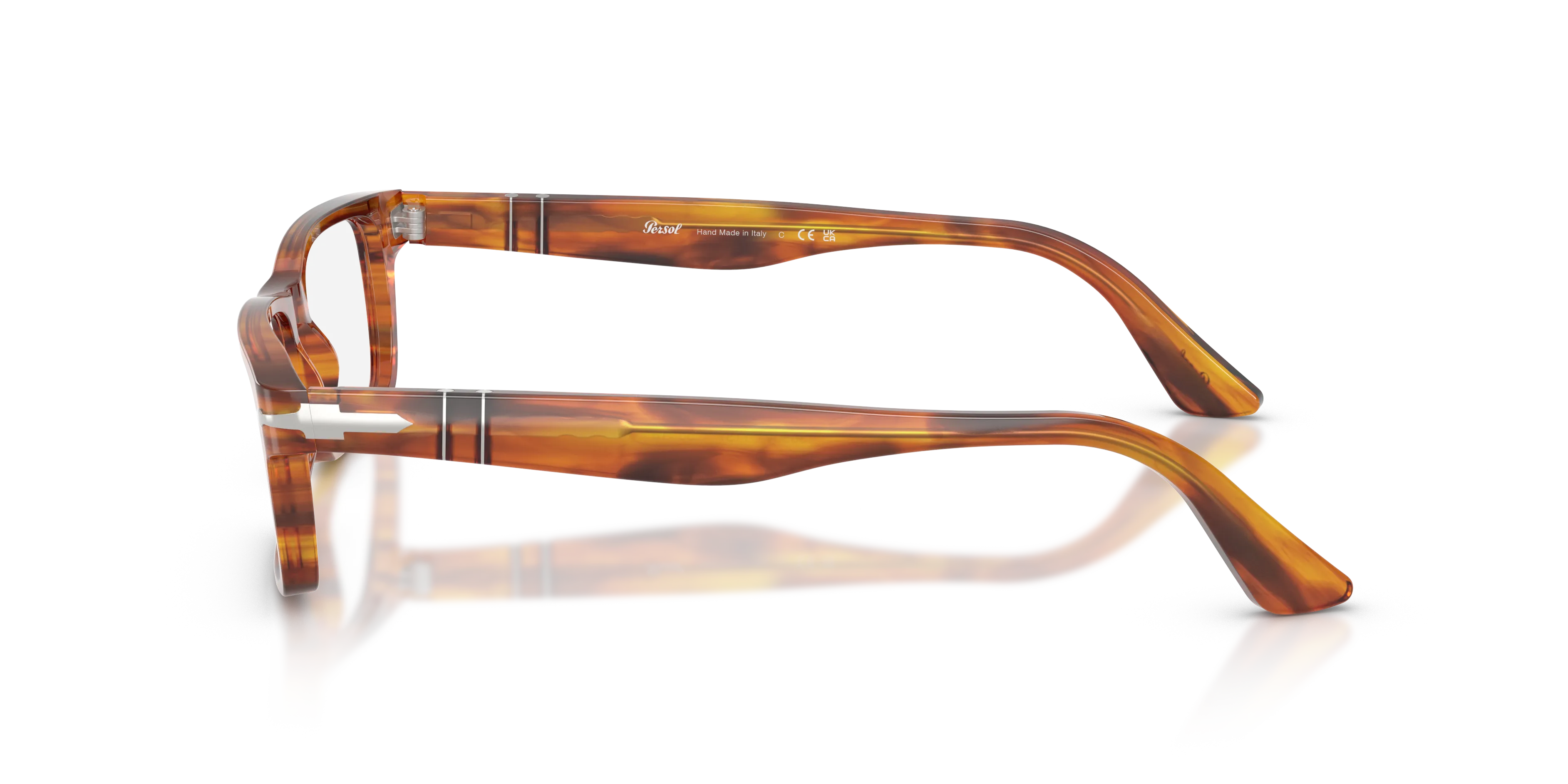 Persol PO3050V 1157 Montature da vista Acetato Tartaruga Trasparente Squadrata Normale - immagine 4